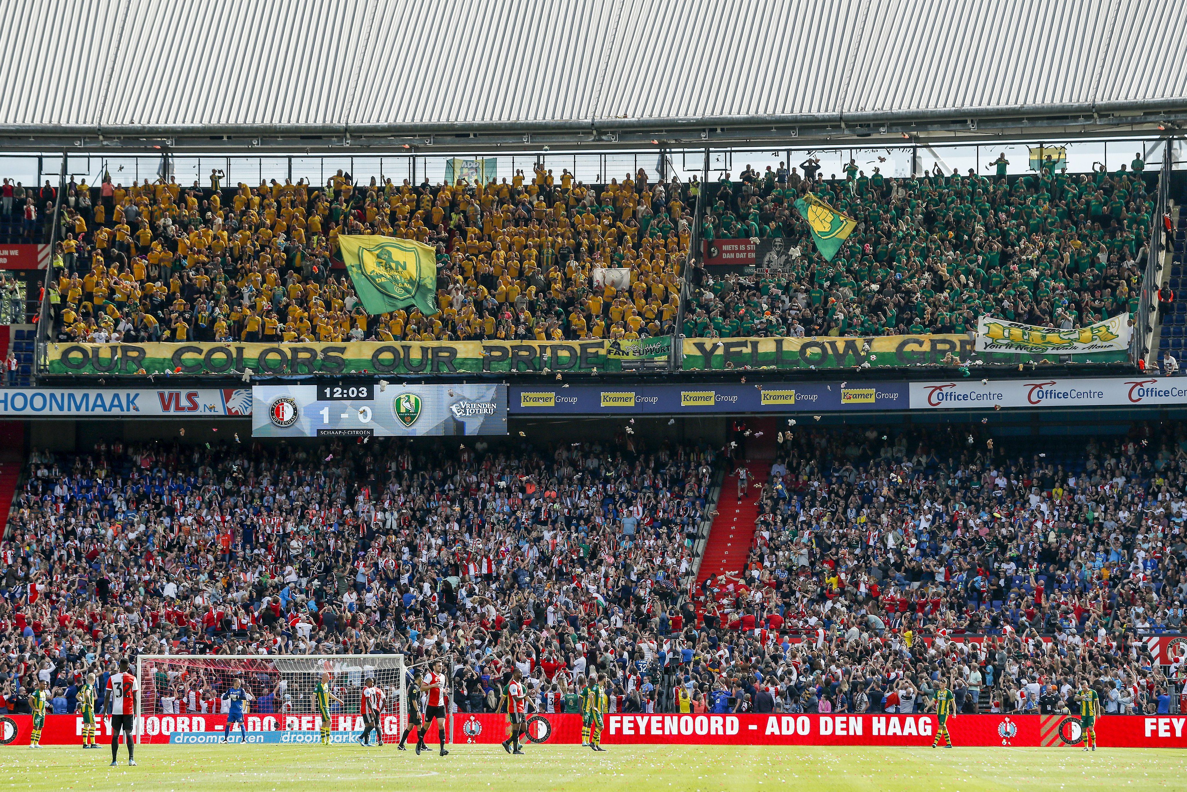 Feyenoord vs ADO Den Haag Eredivisie stuff animals