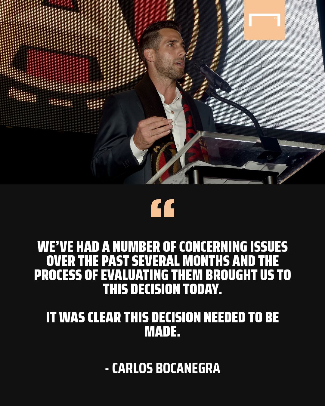 Carlos Bocanegra Atlanta United quote gfx