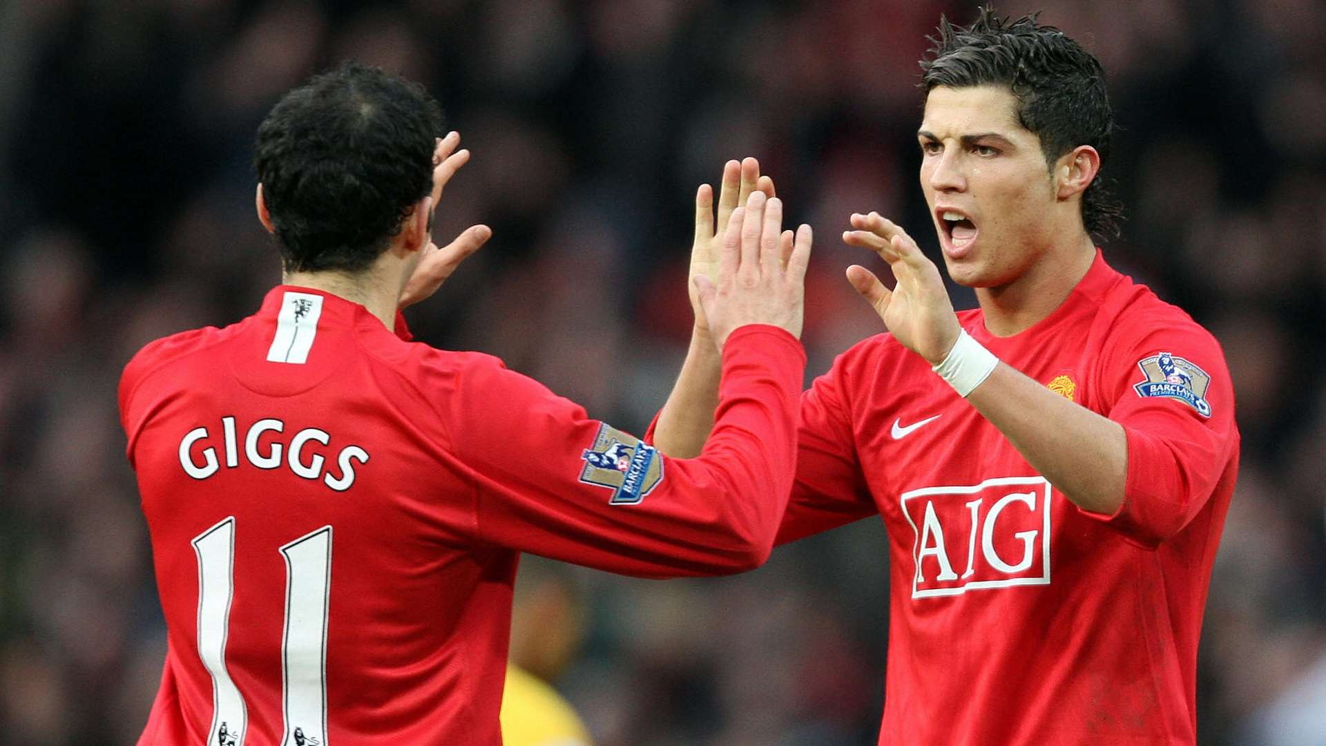 Cristiano Ronaldo Ryan Giggs Manchester United