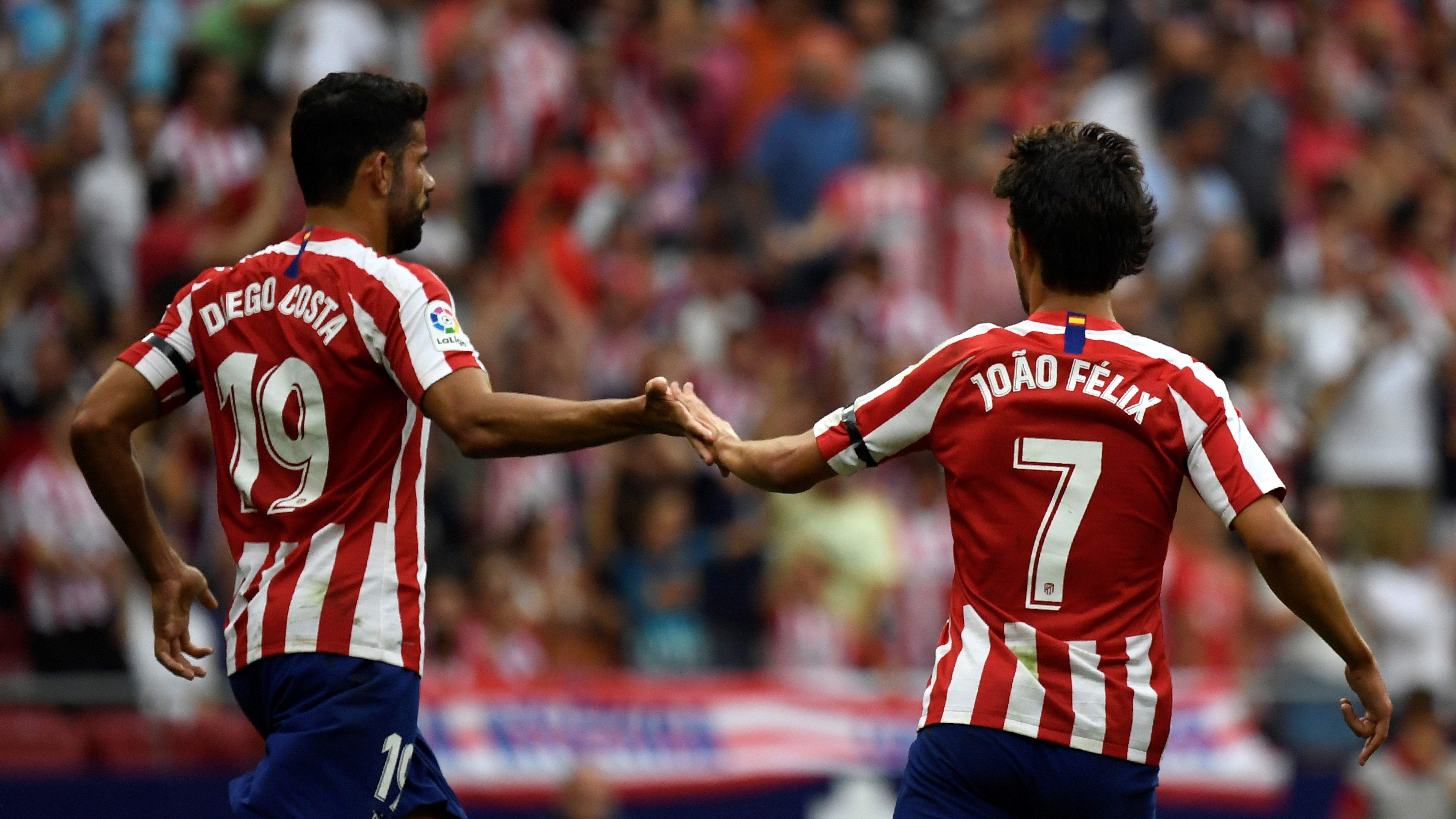 Diego Costa Joao Felix Atletico de Madrid Eibar LaLiga 01092019