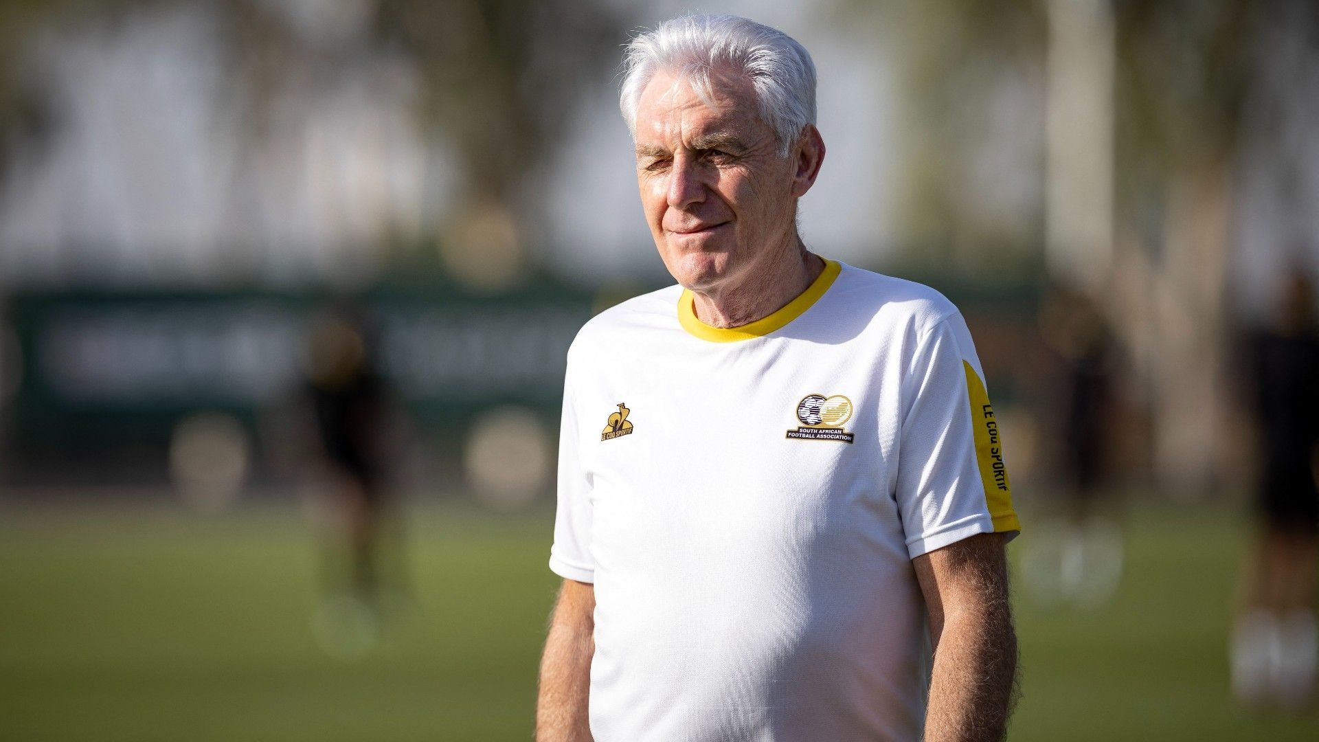 South Africa's Belgian coach Hugo Broos