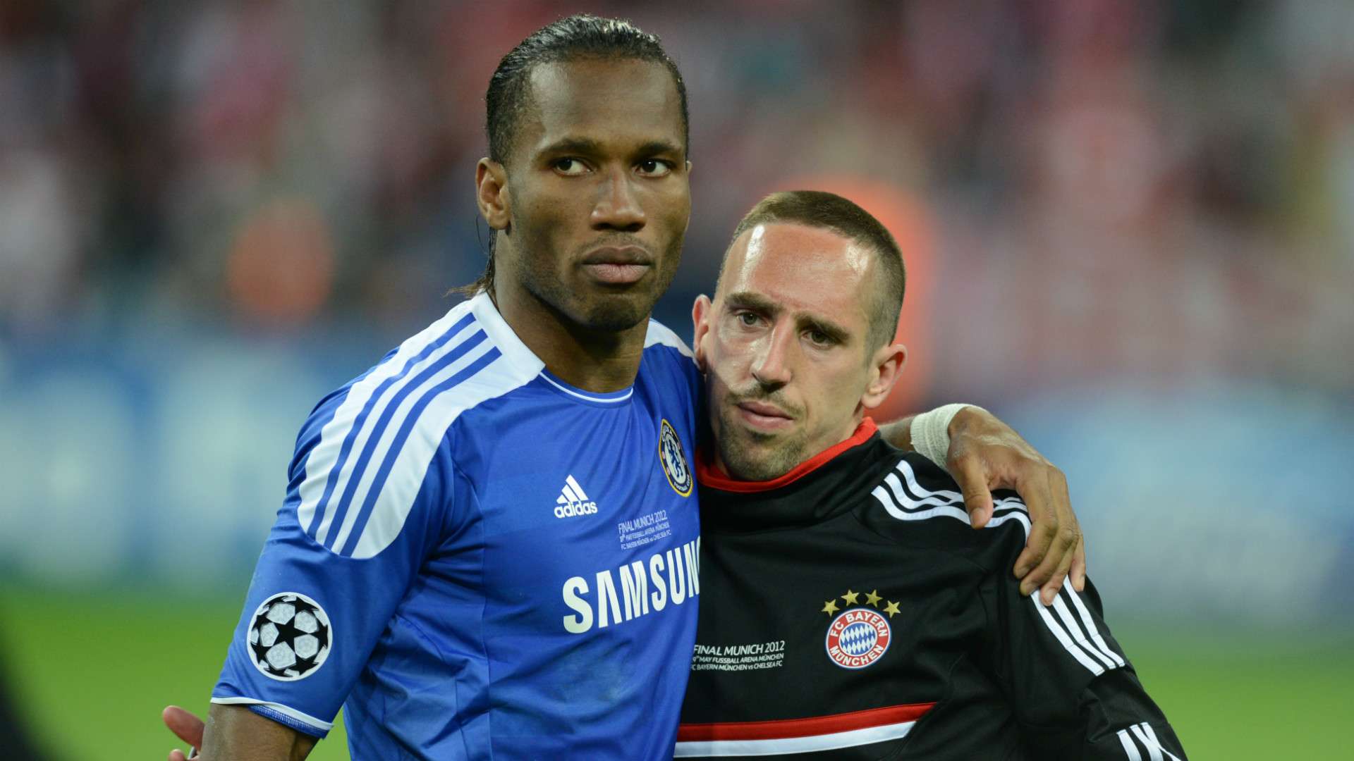 Franck Ribery Didier Drogba Bayern Munich Chelsea Champions League 19052012