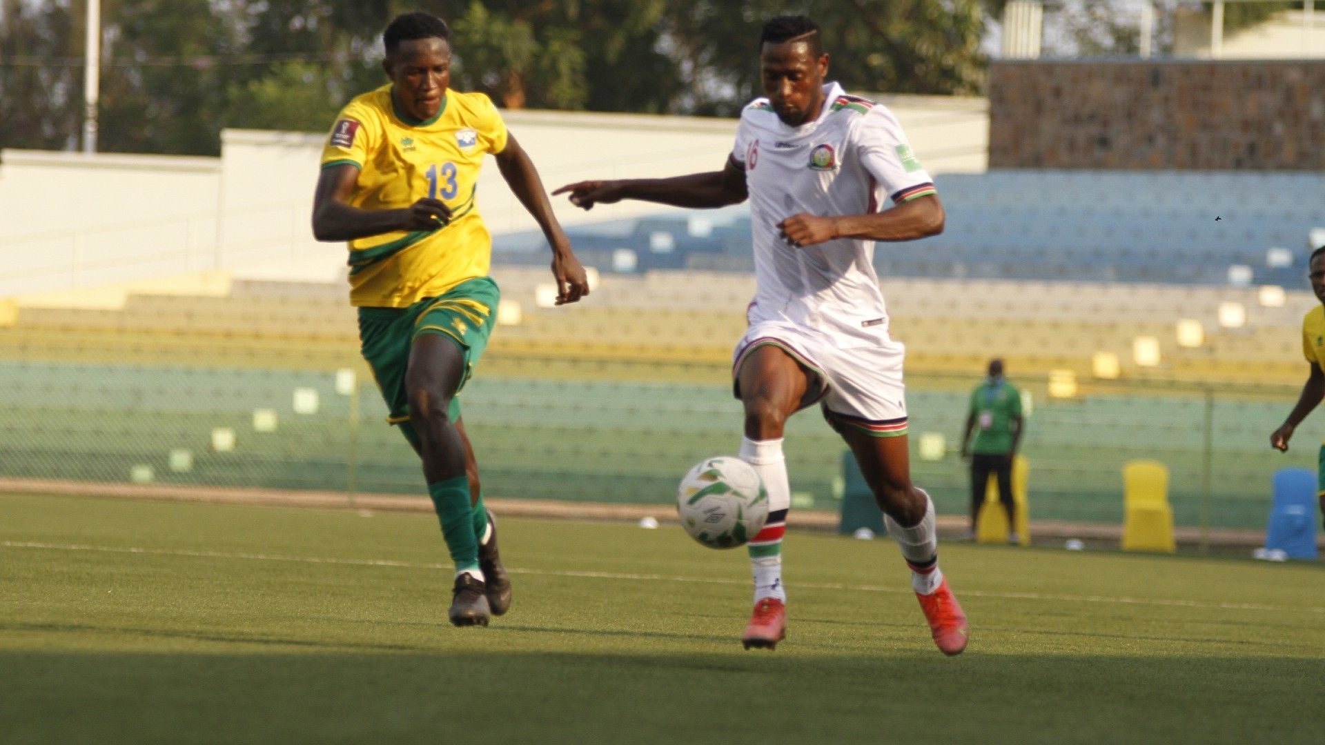 Masoud Juma of Kenya vs Rwanda.
