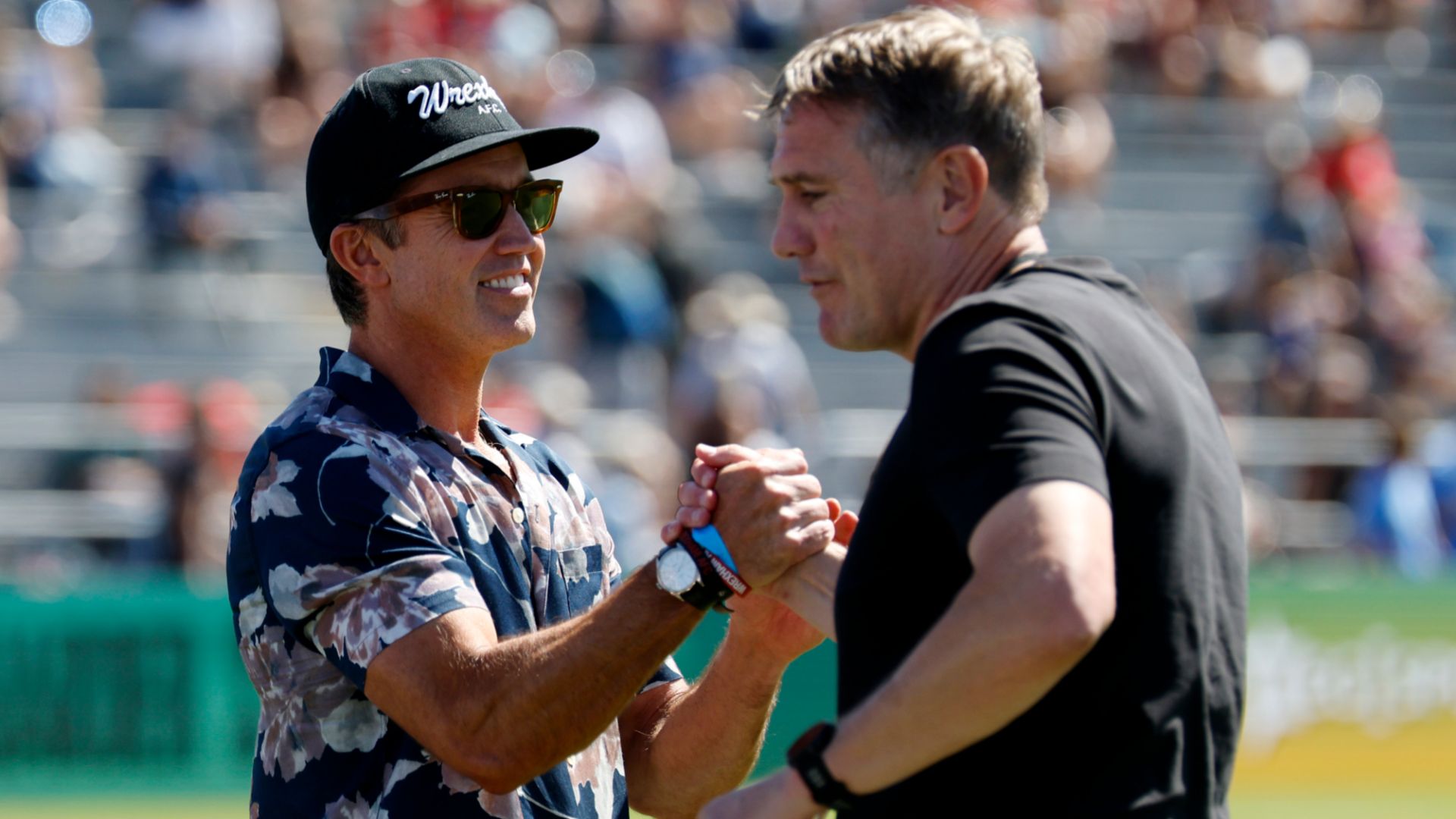 Rob McElhenney Phil Parkinson Wrexham 2024 Chelsea