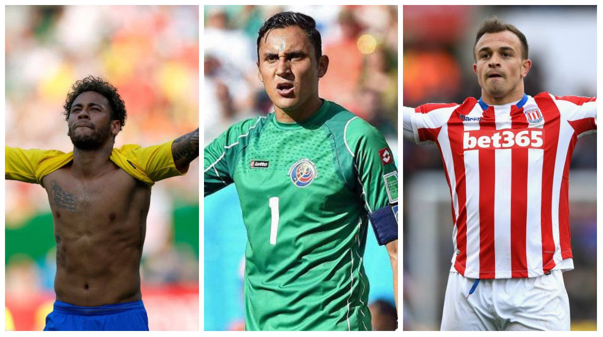 Neymar, Navas, Shaqiri