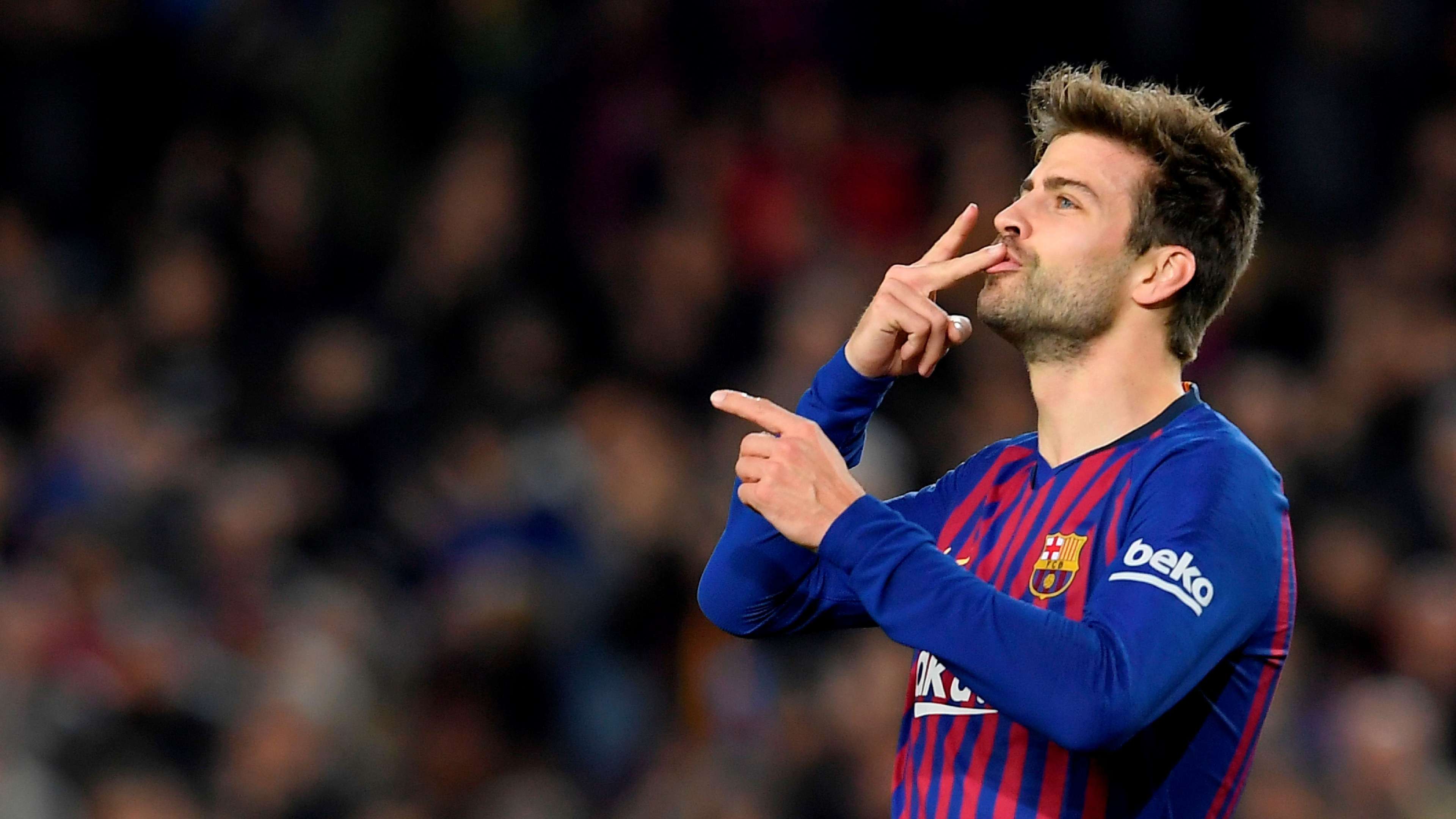 Gerard Pique Barcelona Villarreal LaLiga 02122018