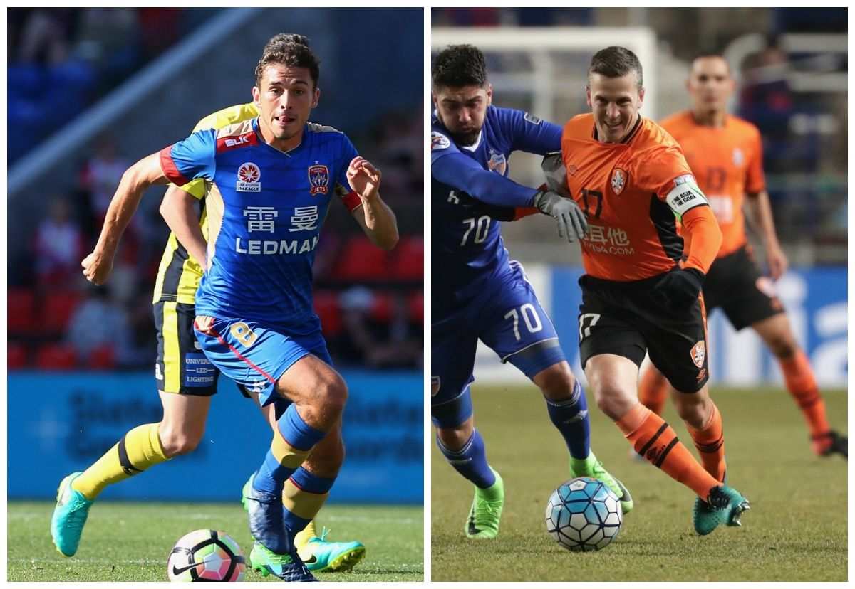 Mateo Poljak Newcastle Jets A-League Matt McKay Brisbane Roar AFC Champions League