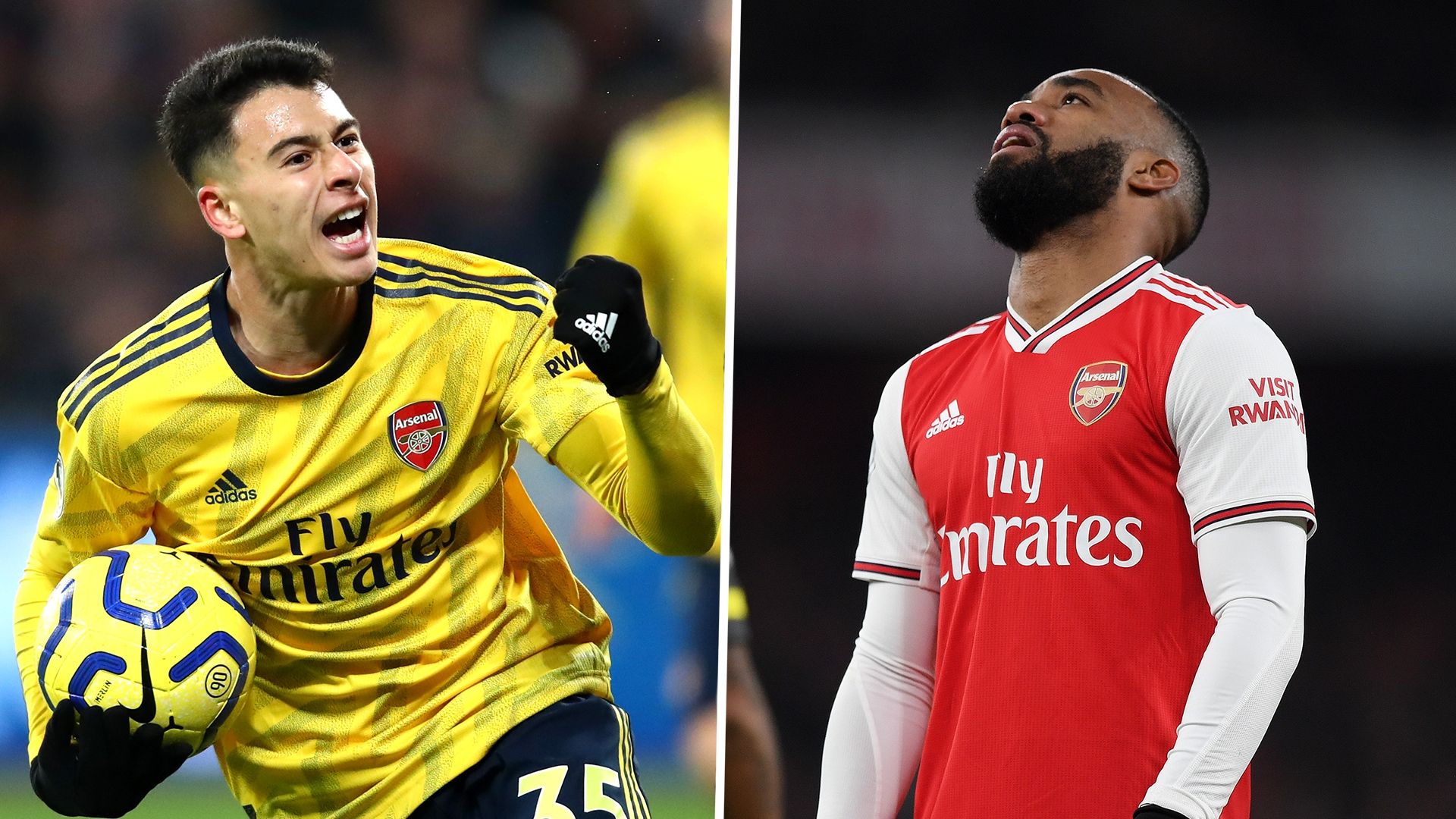 Gabriel Martinelli Alexandre Lacazette Arsenal GFX