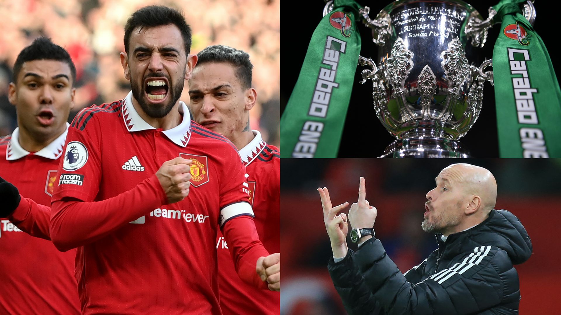 Bruno Fernandes Erik ten Hag Carabao Cup Manchester United