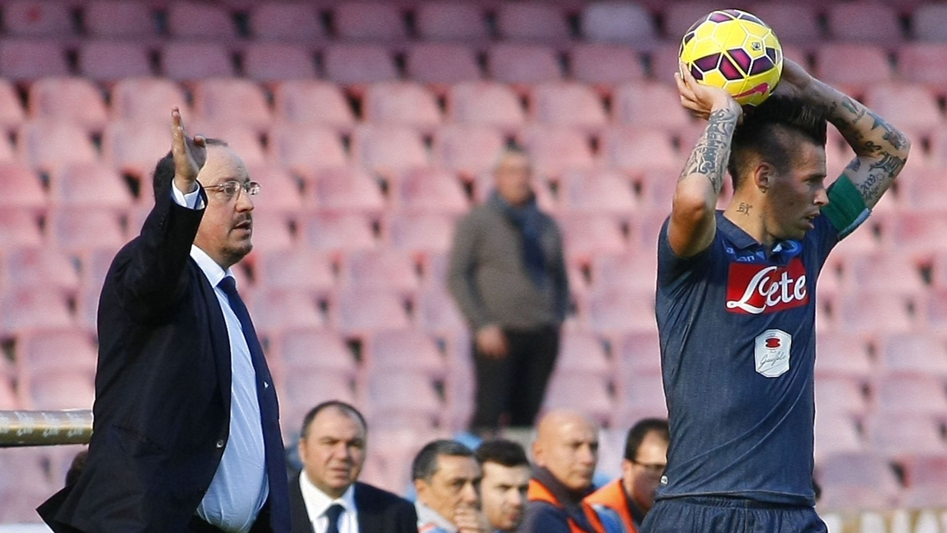 Rafa Benitez Marek Hamsik Napoli