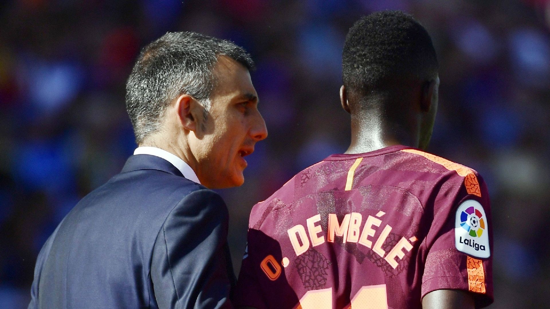 Ousmane Dembele Getafe Barcelona LaLiga 16092017