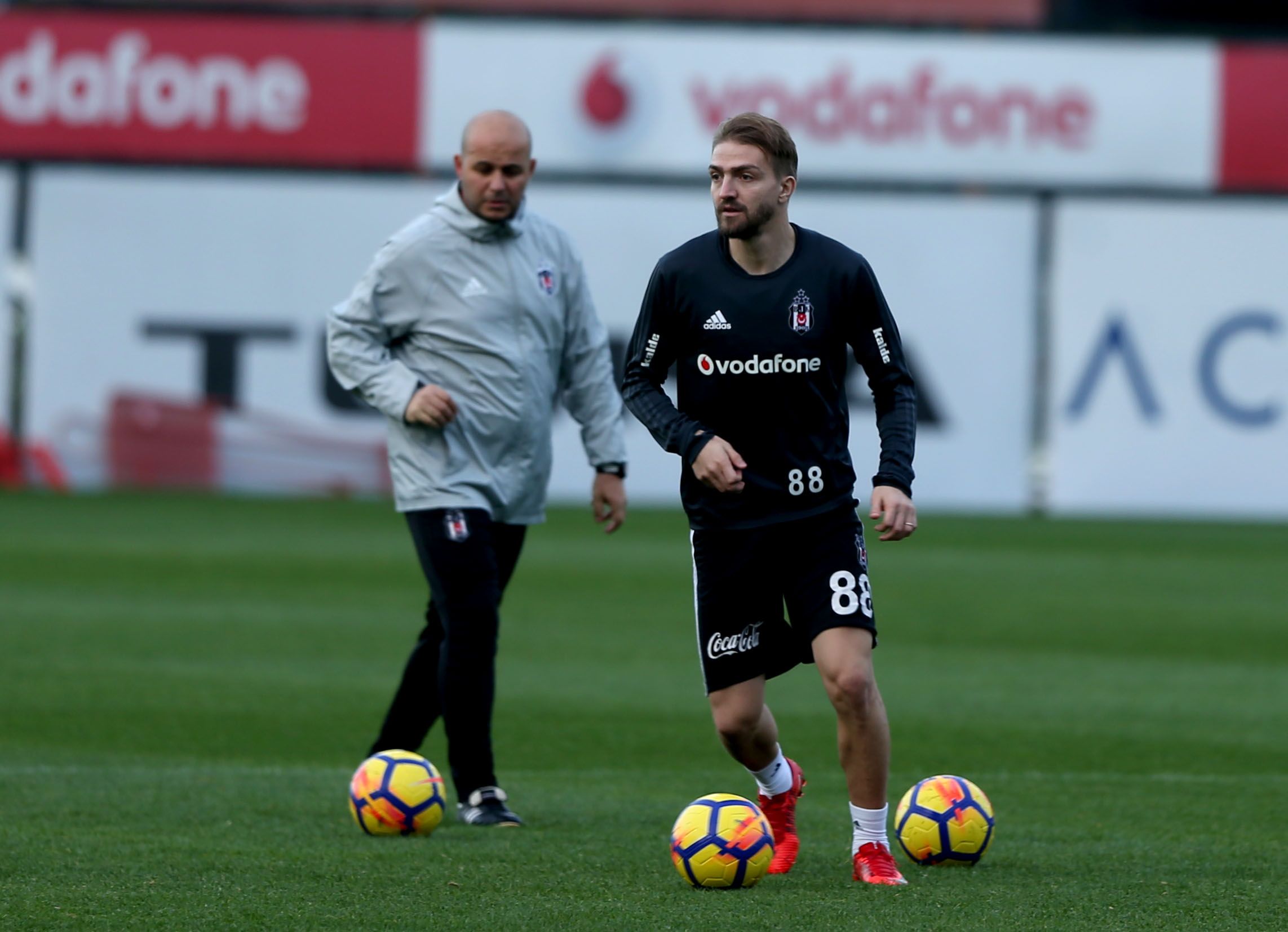 Caner Erkin Besiktas training