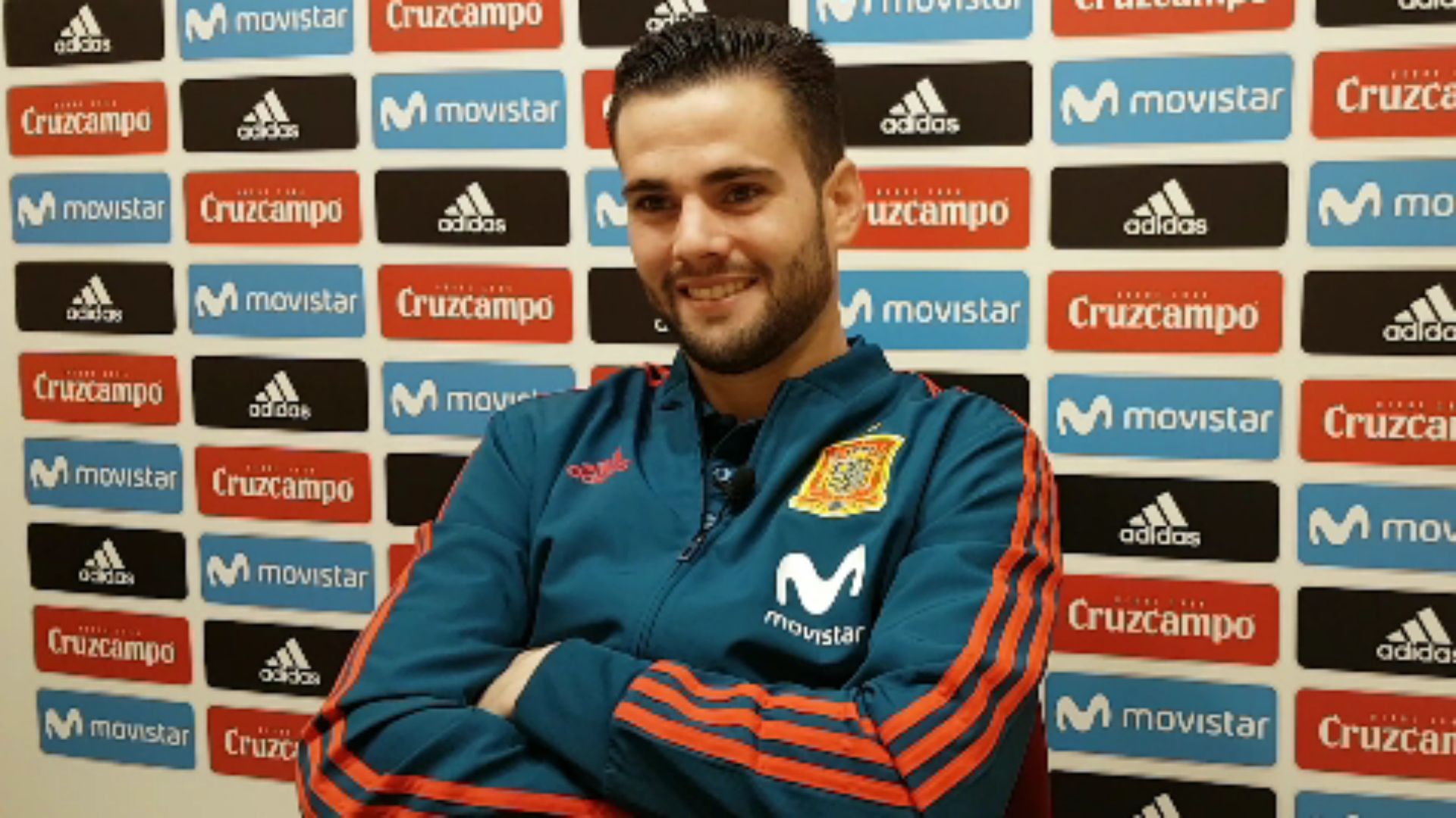 Nacho Fernández, Real Madrid and Spain player during the interview with Goal