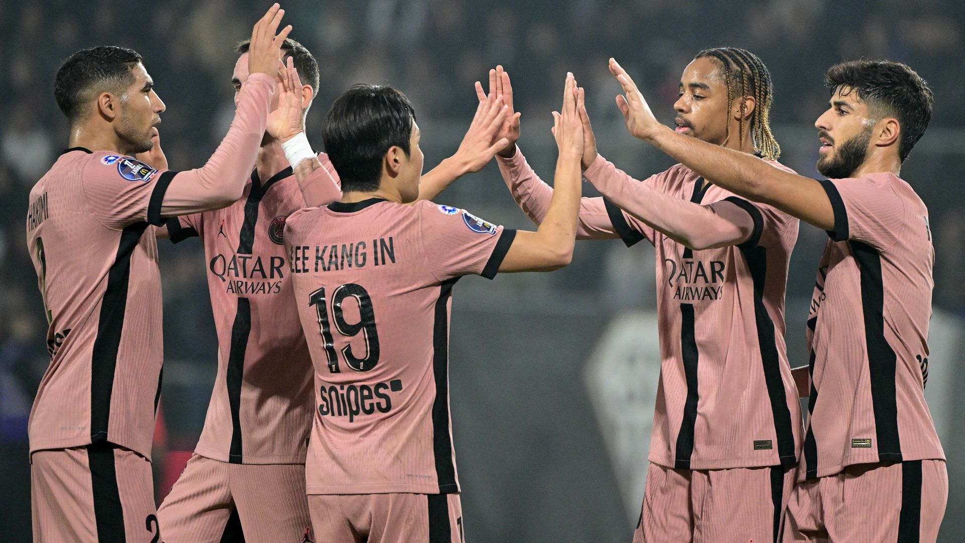 Bradley Barcola Angers PSG Ligue 1 09112024