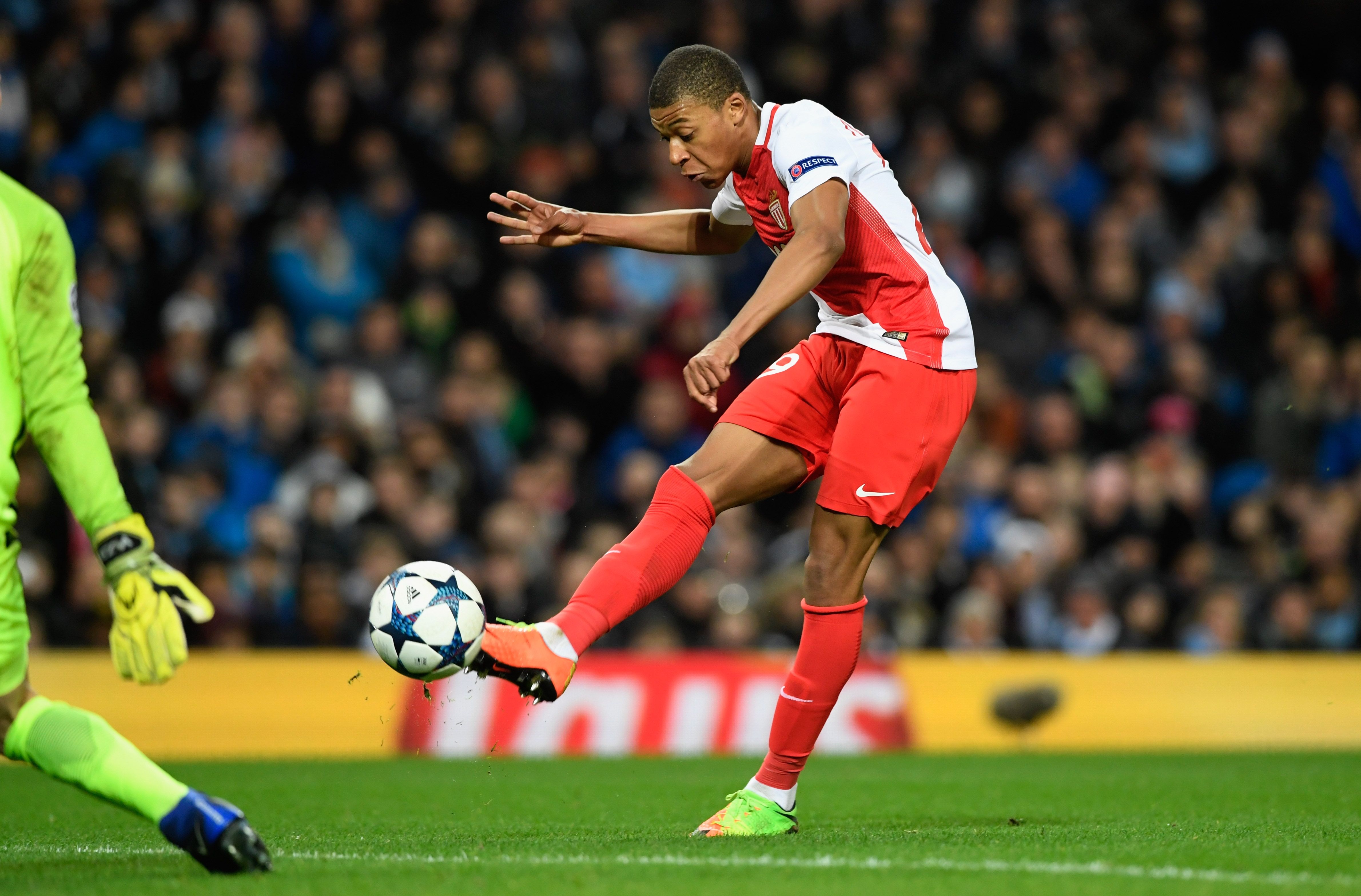 Kylian Mbappe Monaco Champions League