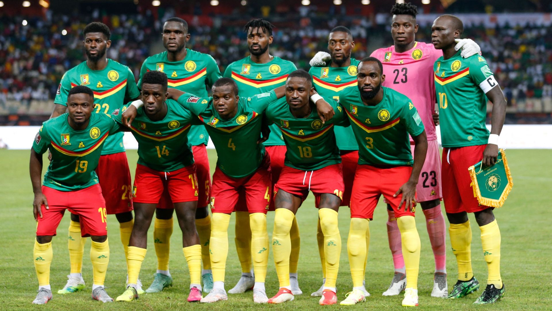 Equipe du Cameroun Lions Indomptables 2021
