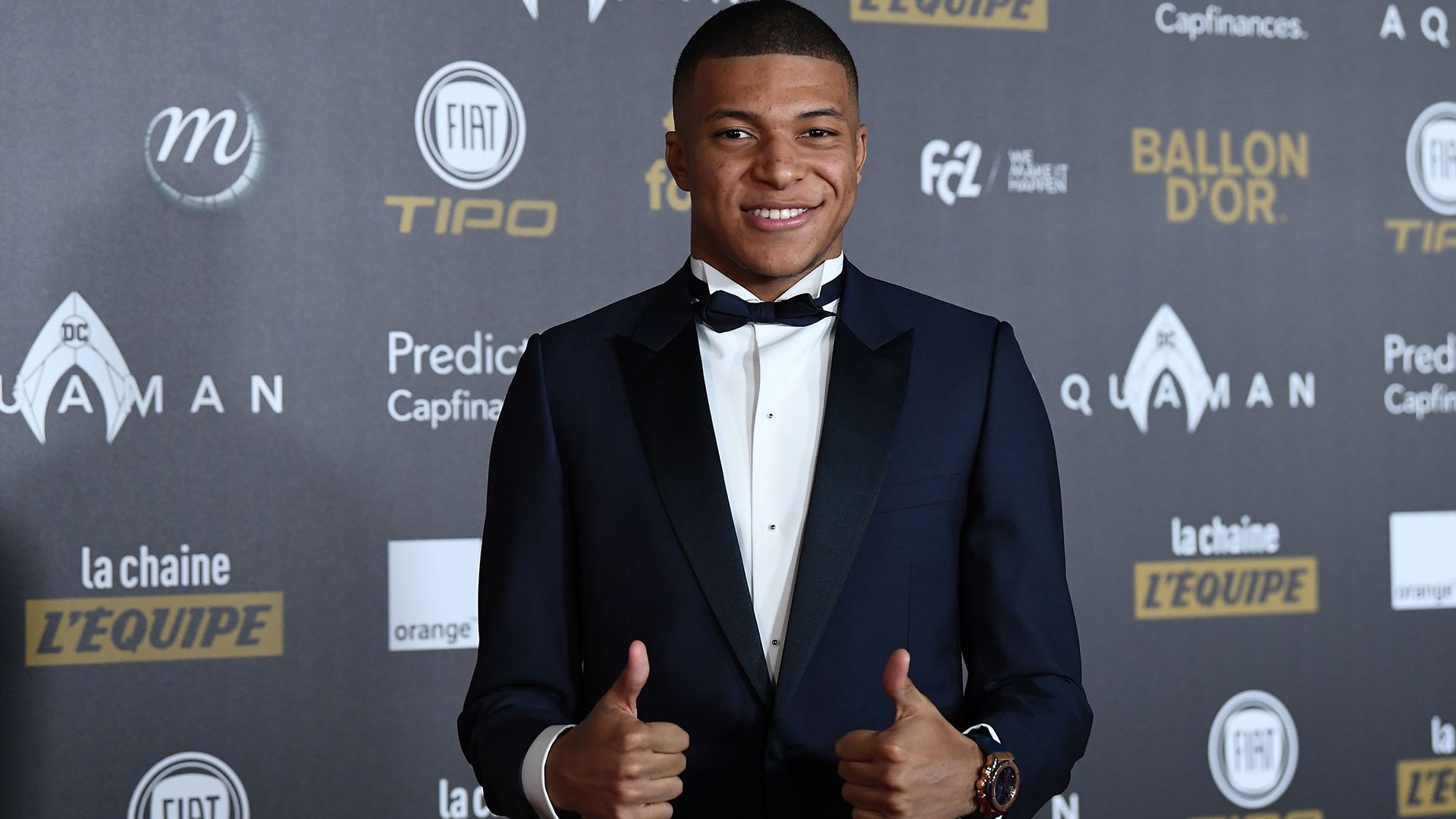 Kylian Mbappe Ballon d'Or 2018