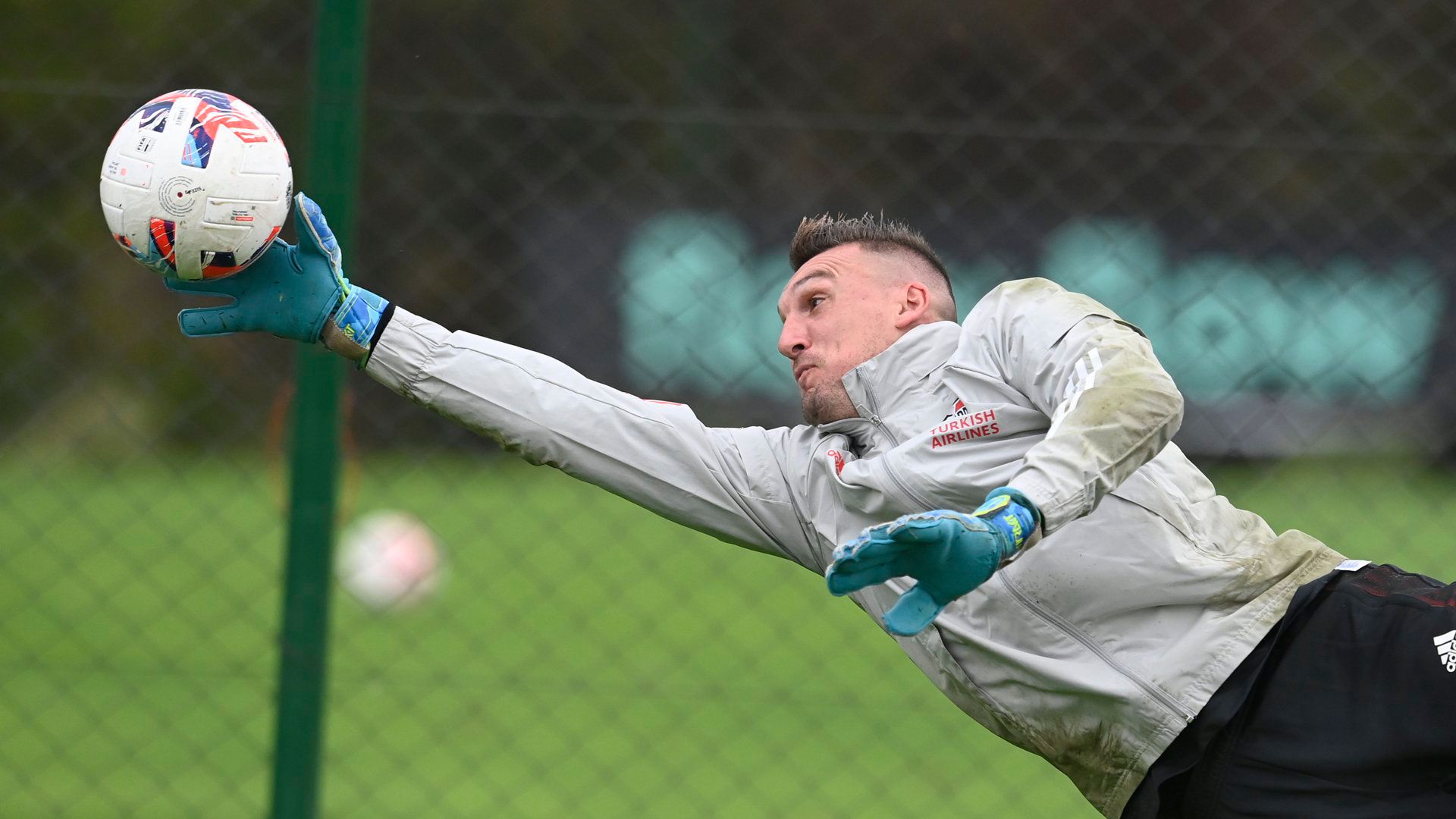 Franco Armani river plate entrenamiento 22012022