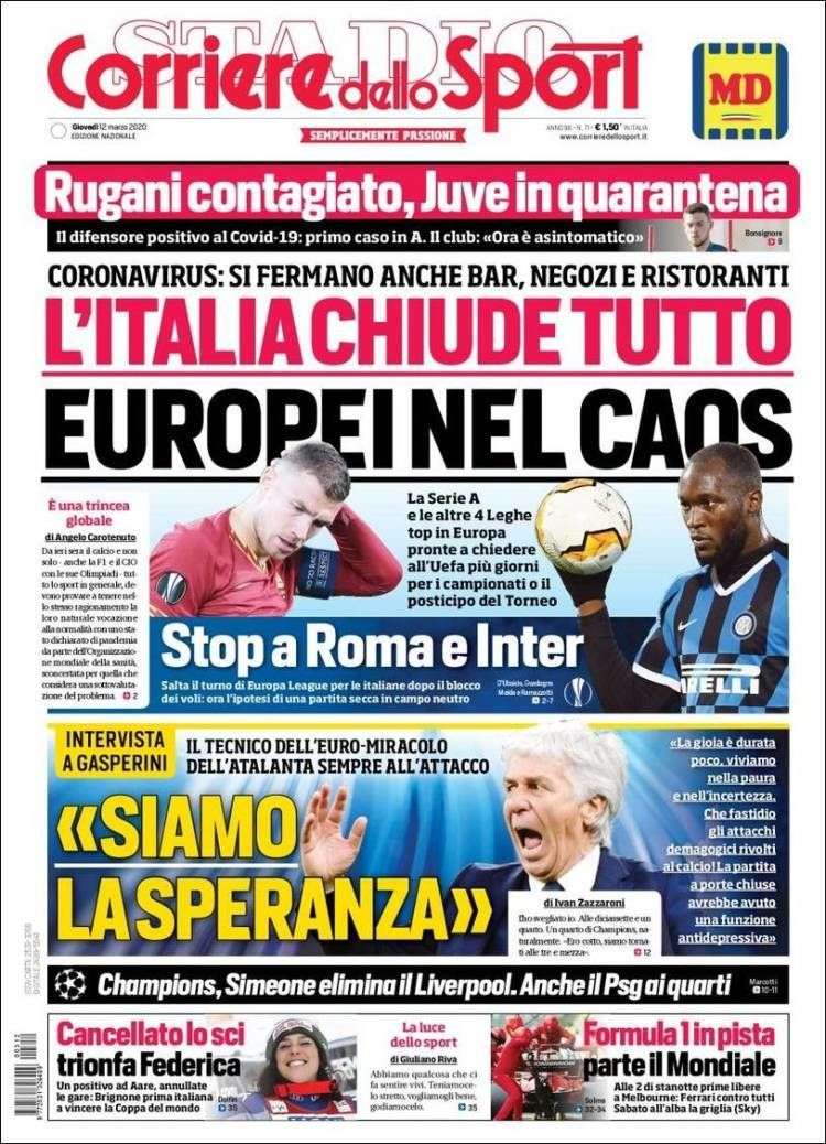 12 March Corriere sport