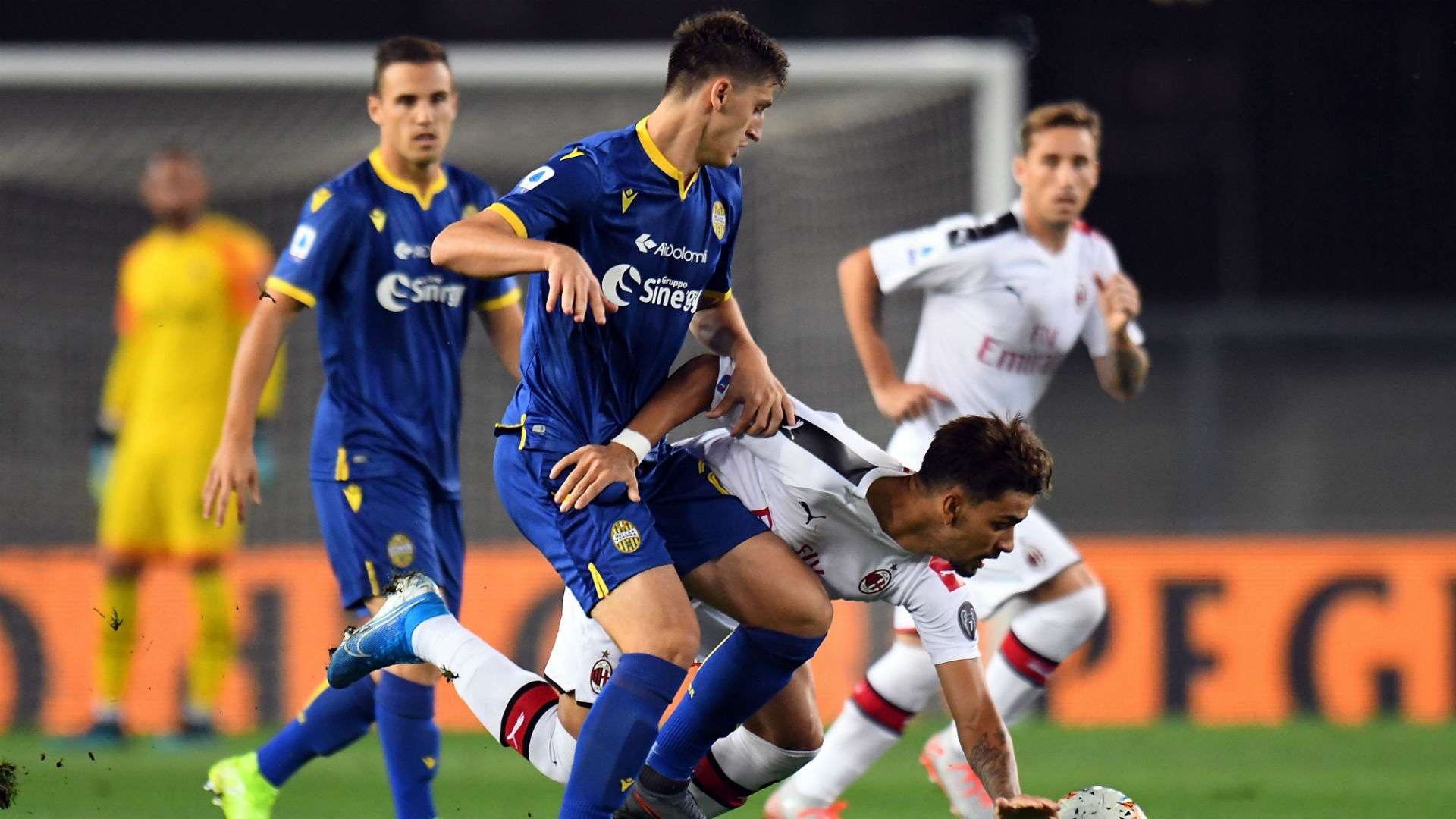 Hellas Verona Milan Serie A Marash Kumbulla Lucas Paqueta