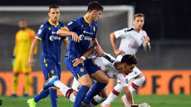 Hellas Verona Milan Serie A Marash Kumbulla Lucas Paqueta