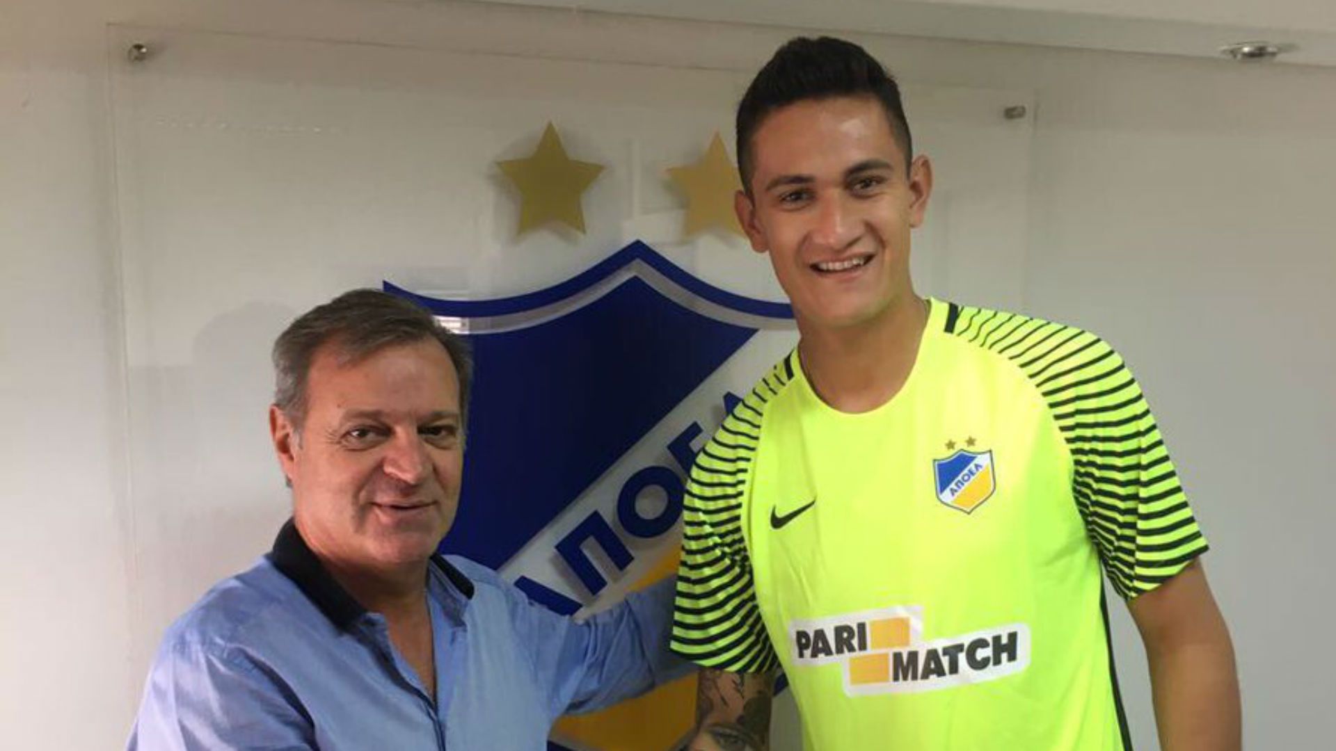 gudiño apoel bienvenida