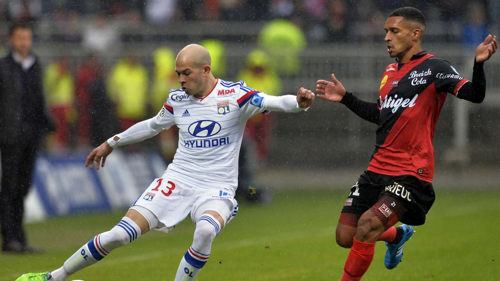 Cristophe Jallet Sylvain Marveaux Lyon Guingamp 09112014