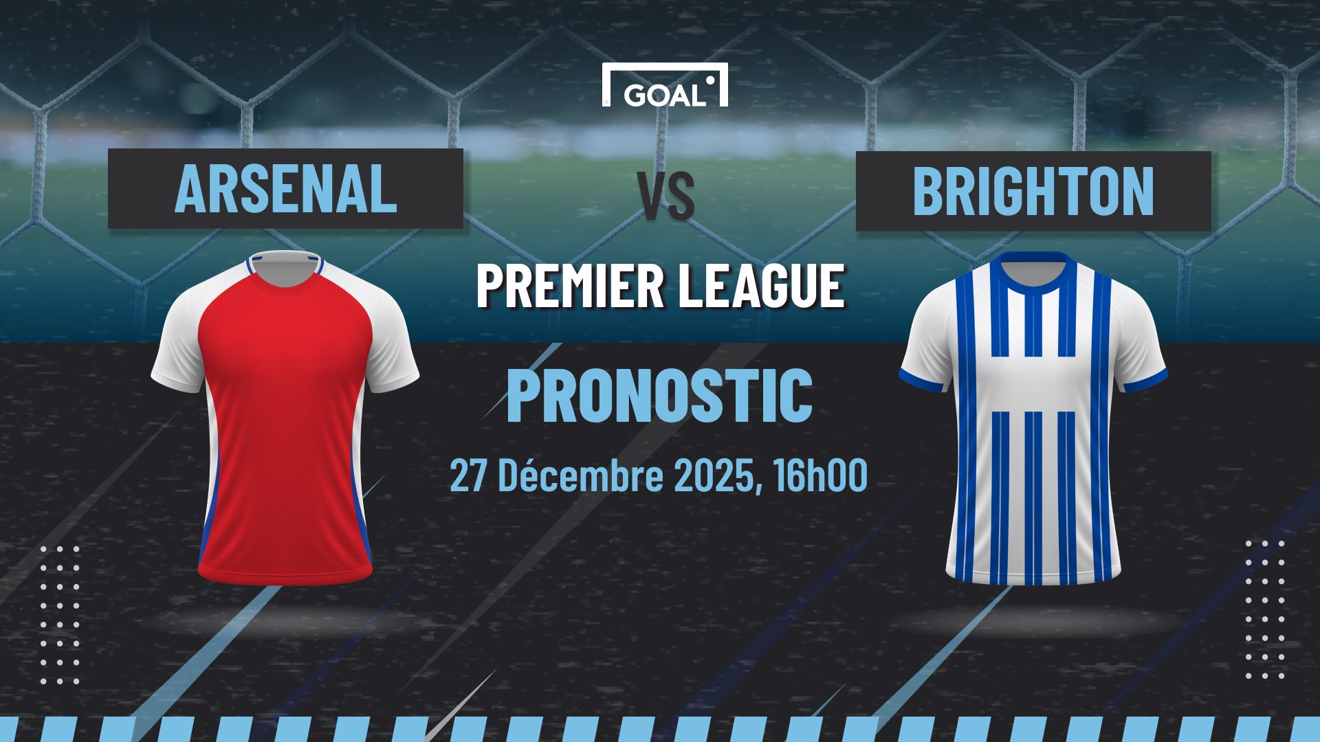 Pronostic Arsenal vs Brighton
