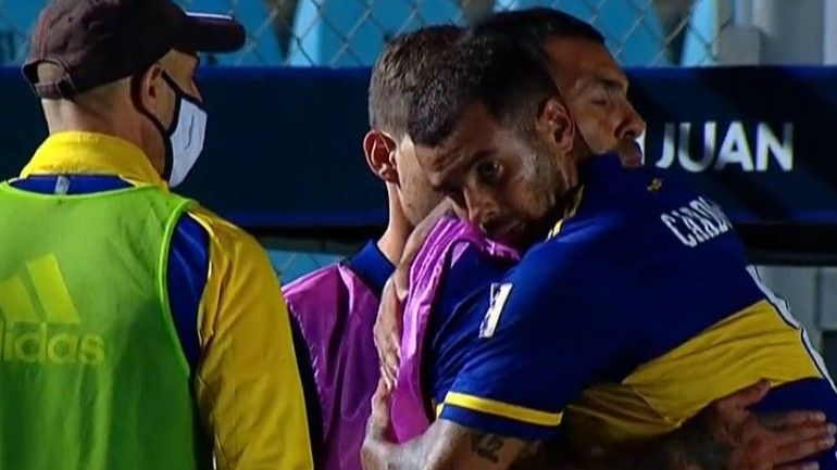 Tevez Cardona Banfield Boca Final Copa Maradona 2020 Captura TV