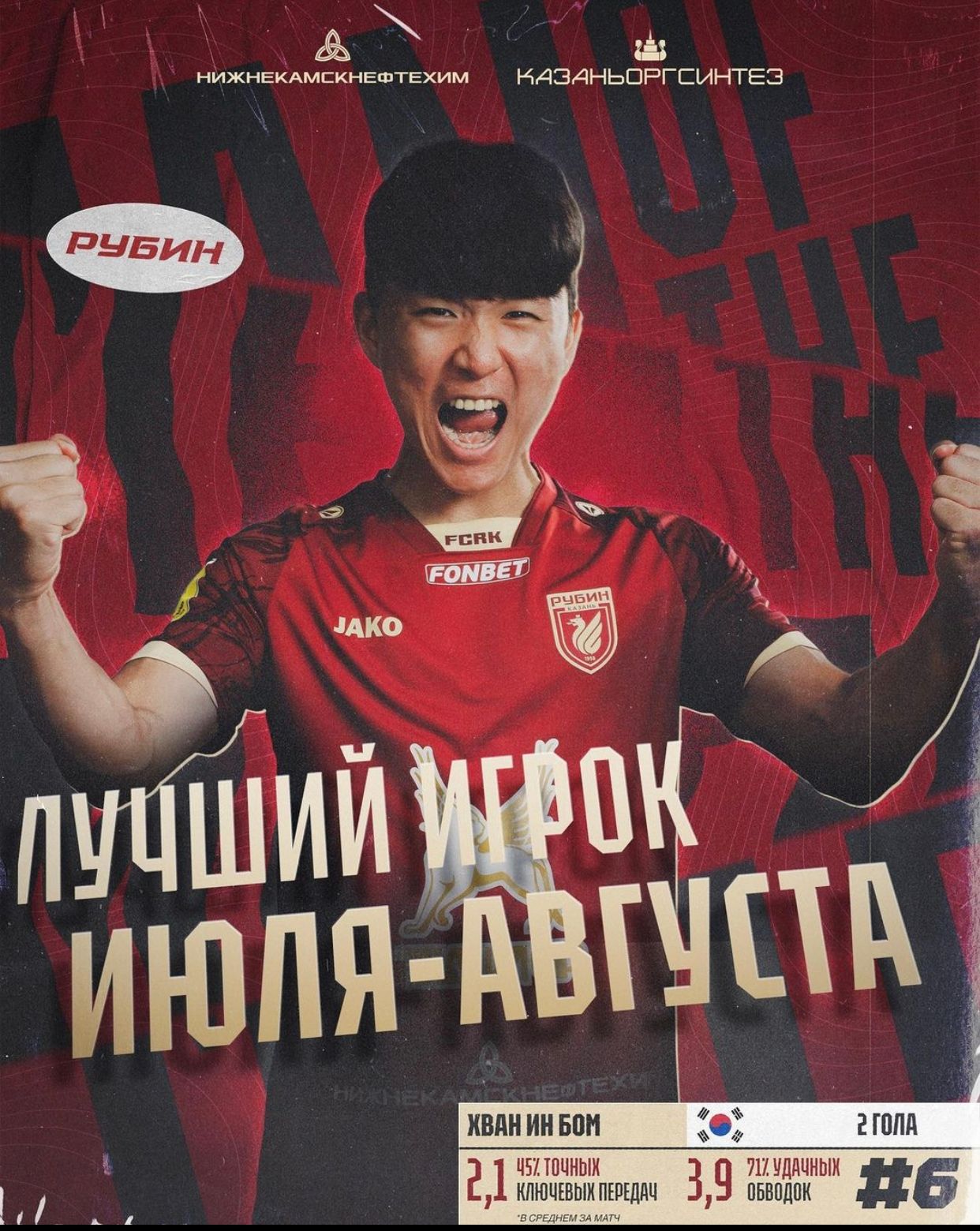 황인범 이달의 선수