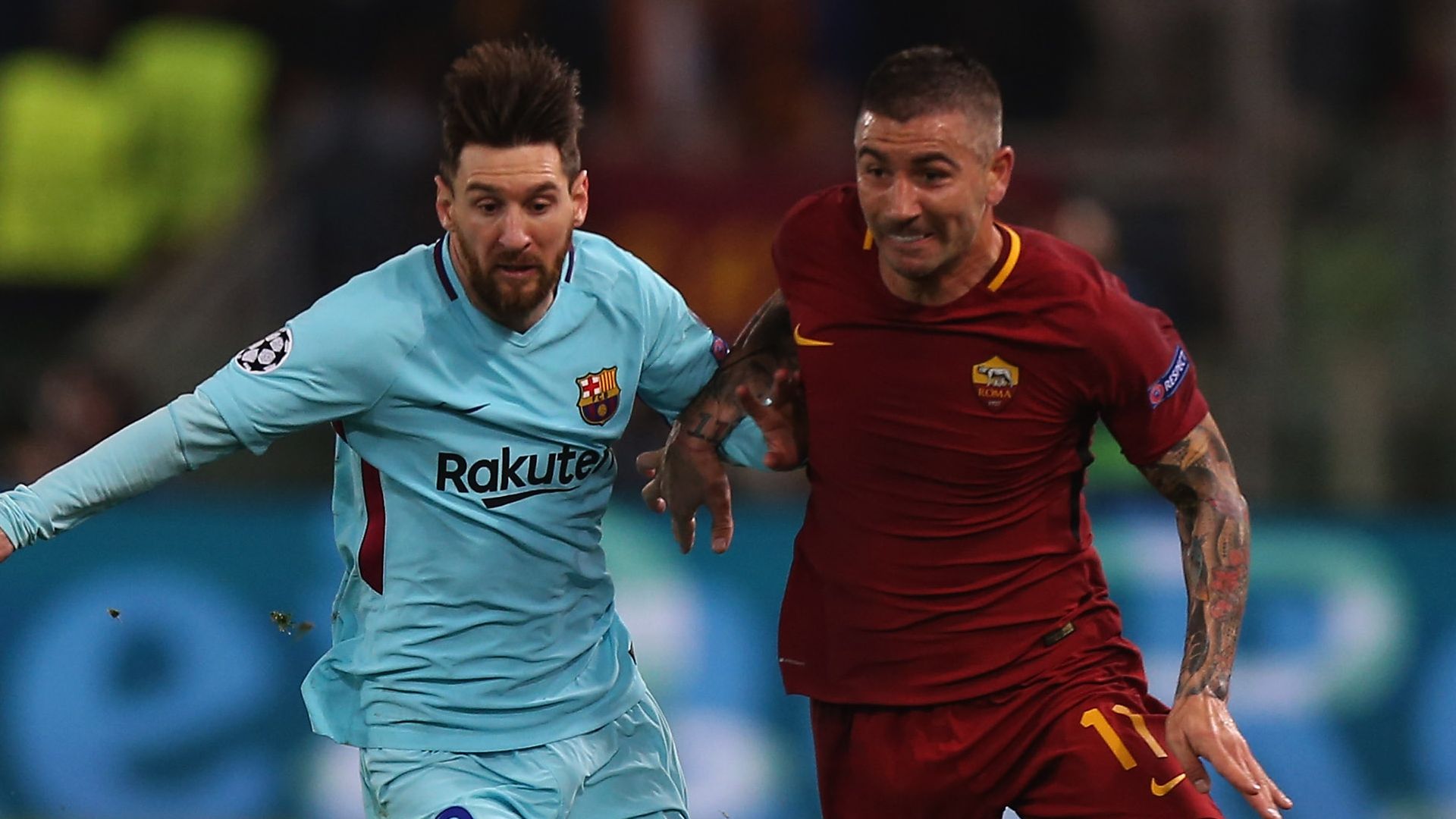 barcelona対roma,messi,kolarov