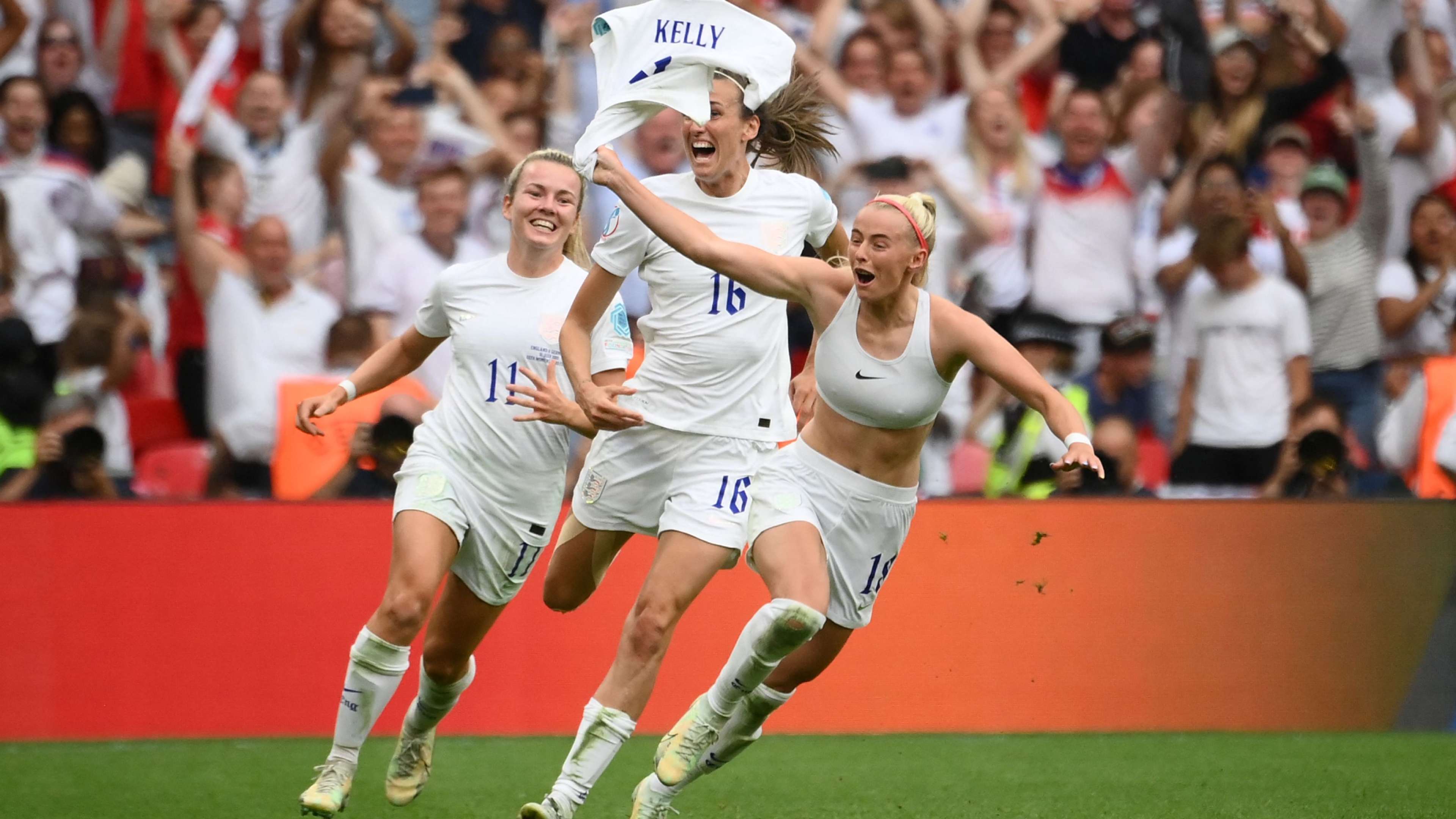 Euro 2022 Angleterre Allemagne Joie Célébration Chloe Kelly