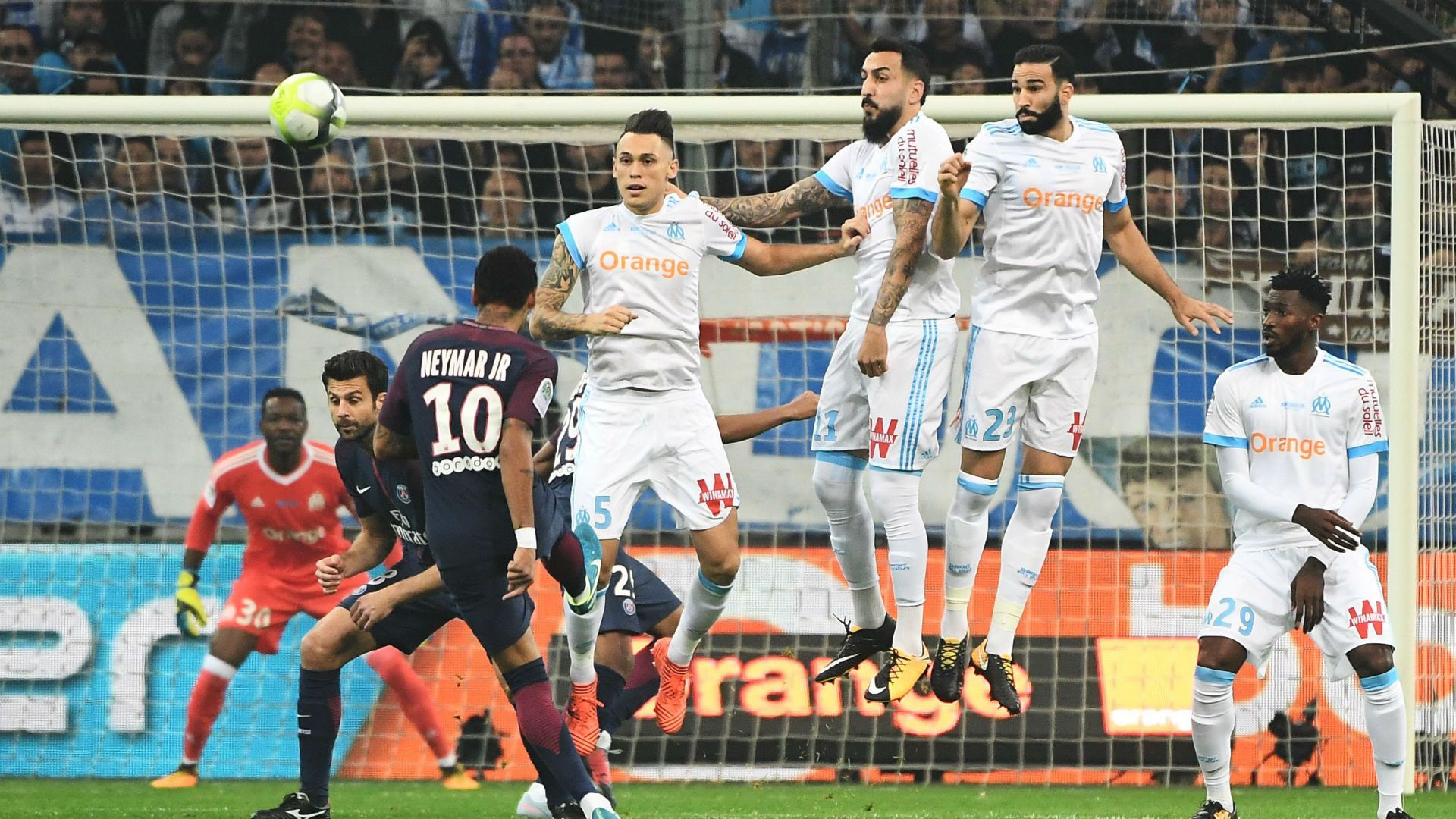 Neymar Marseille PSG Ligue 1 22102017