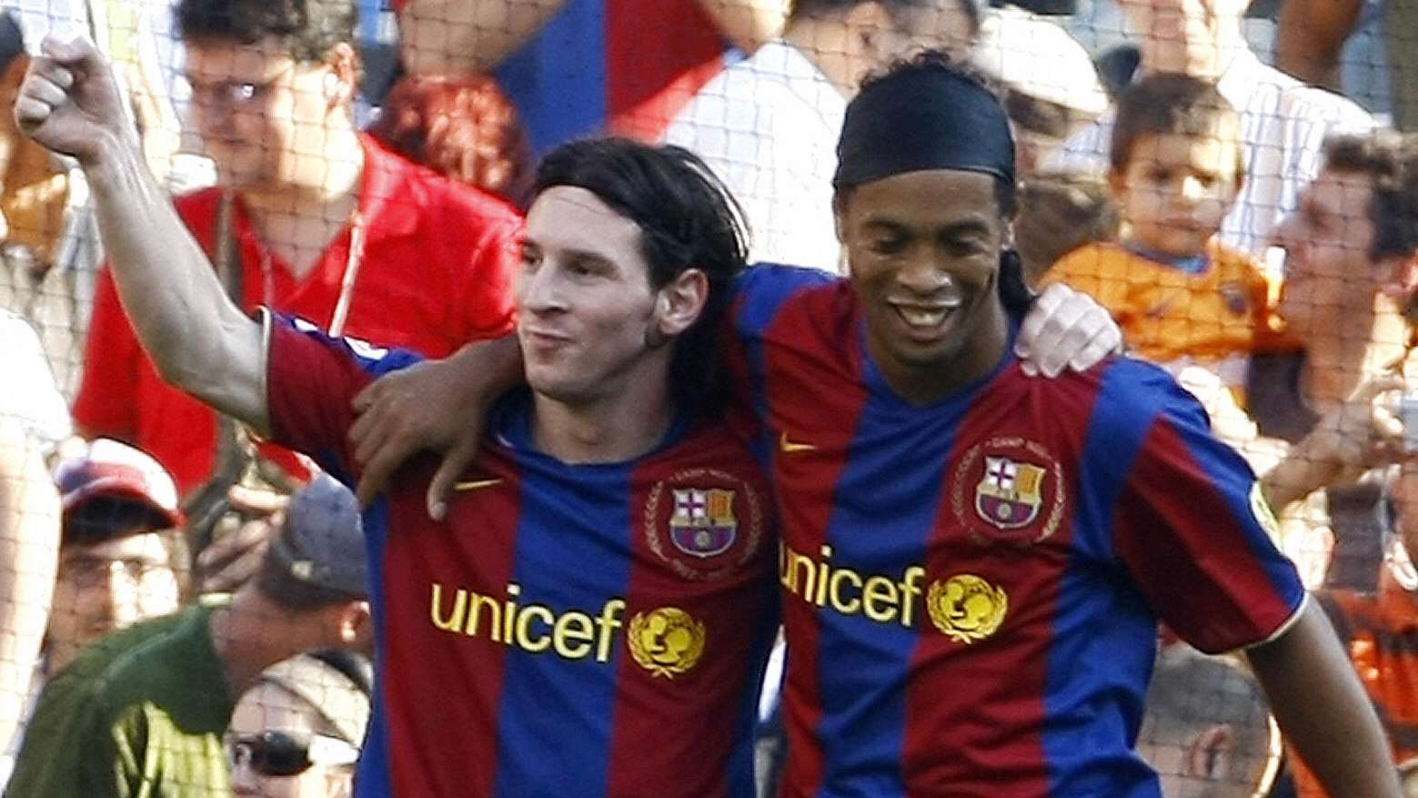 Ronaldinho-Messi