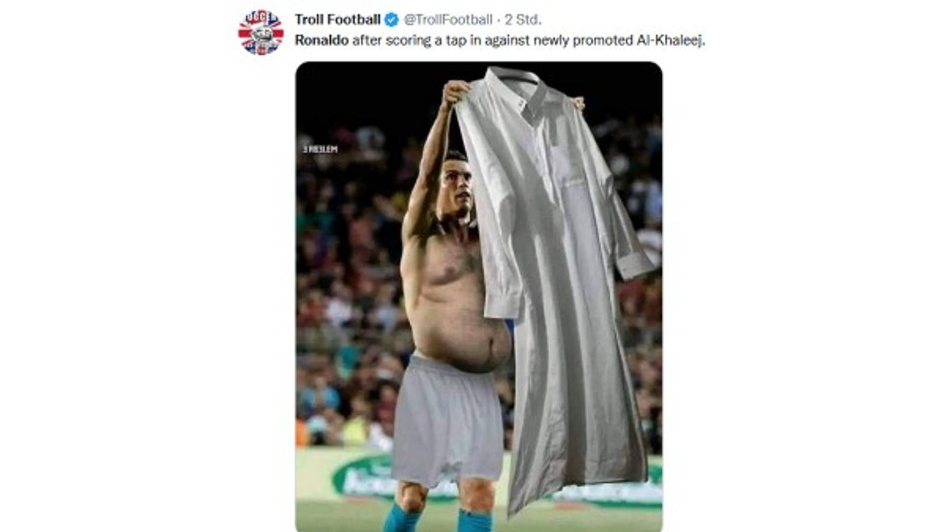 Cristiano Ronaldo Reaktionen