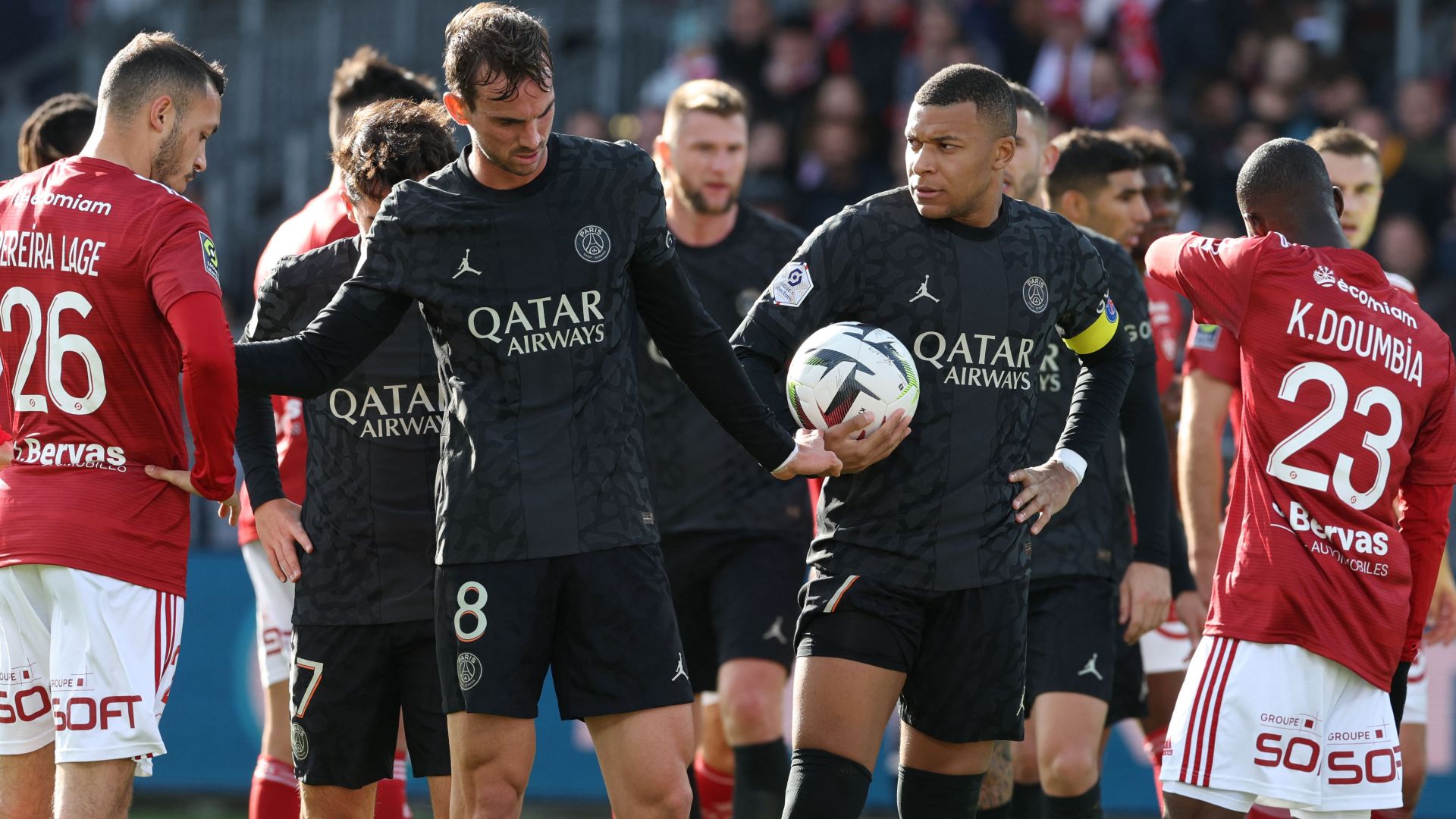 Kylian Mbappe Brest PSG Ligue 1