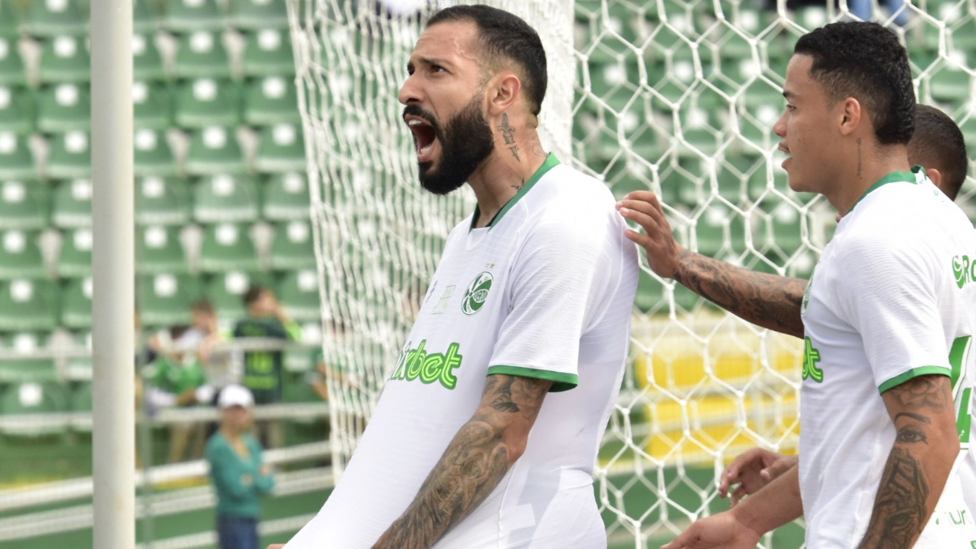 Rodrigo Rodrigues, atacante do Juventude na temporada 2023