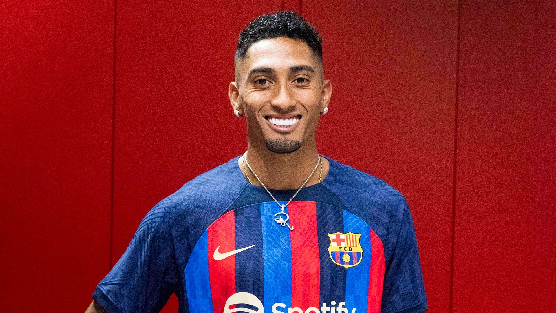 Raphinha unveiled at Barcelona, 15072022