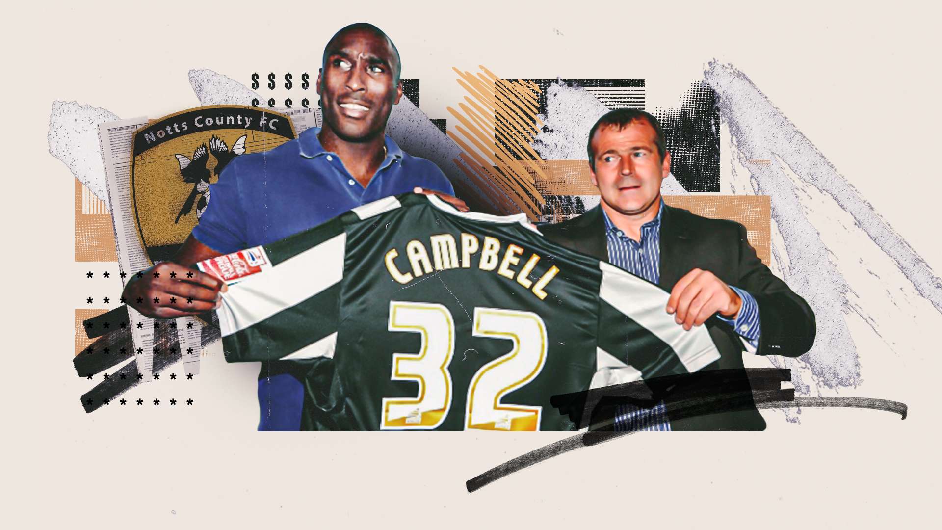Crazy Transfers Sol Campbell Notts County GFX
