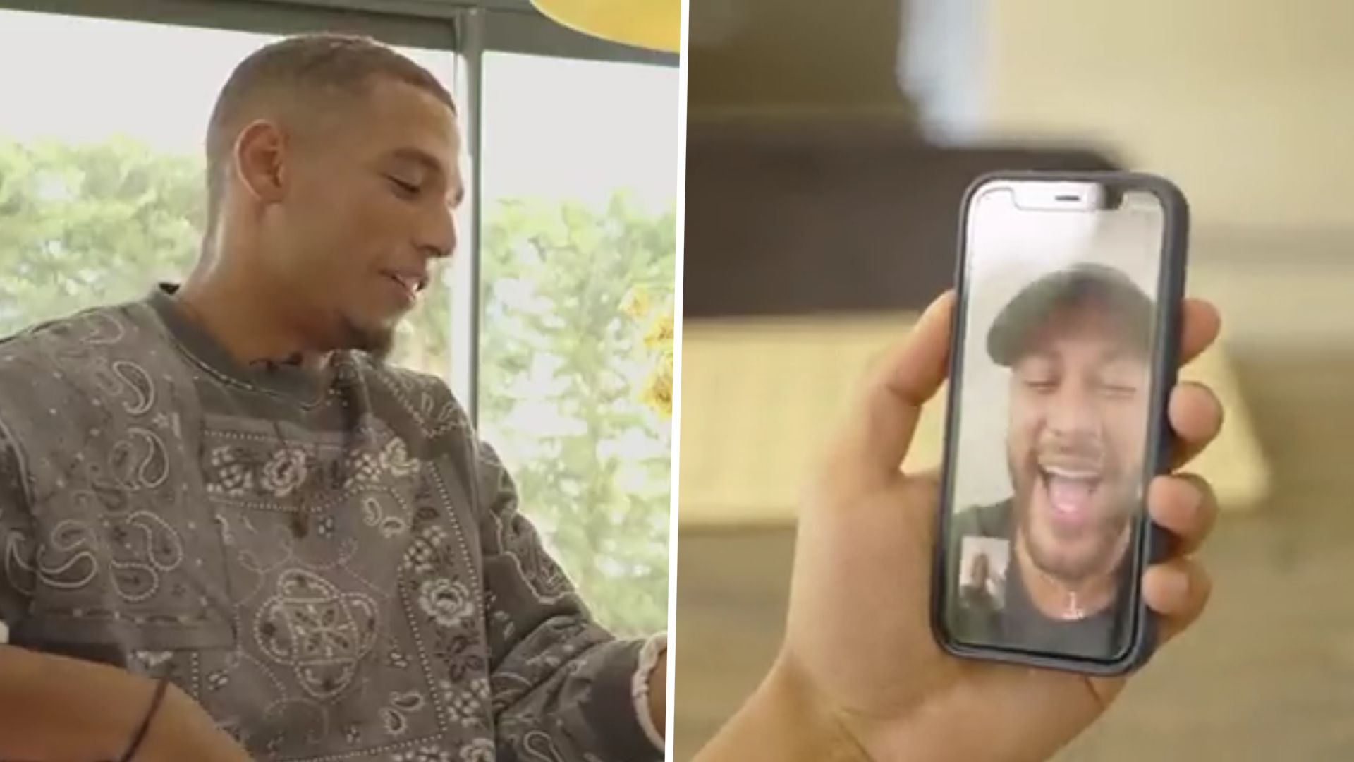 Kehrer Neymar Facetime Messi