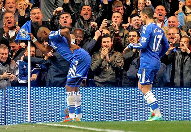 Samuel Eto'o Chelsea Tottenham Hotspur Premier League 03082014