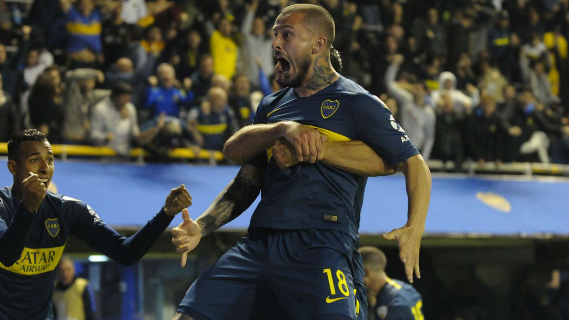 Dario Benedetto Boca Palmeiras Copa Libertadores Semifinal Ida 24102018