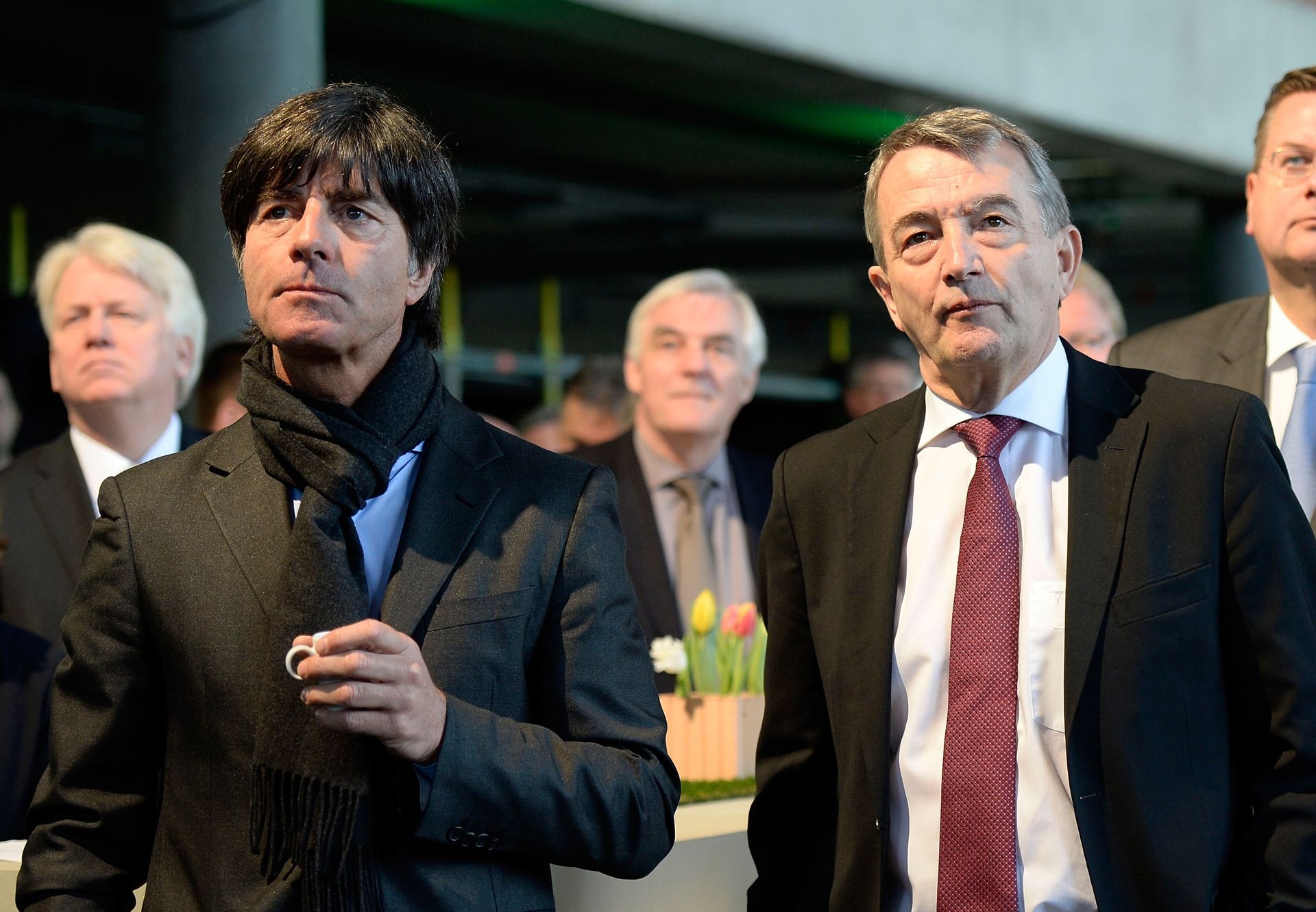 Joachim Löw Wolfgang Niersbach Germany 04042014