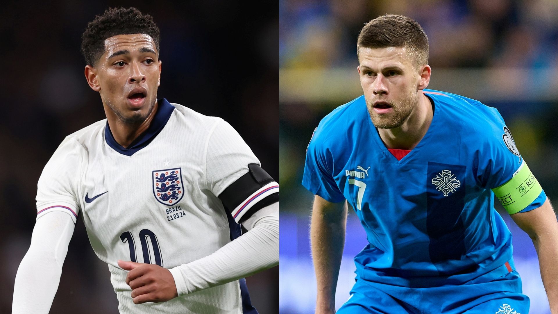 Jude Bellingham England Johann Gudmundsson Iceland