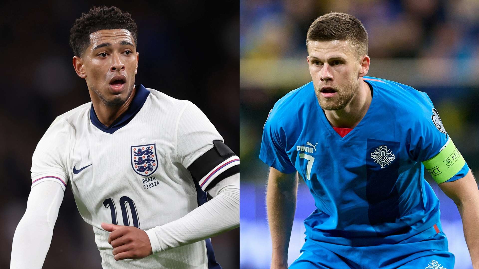 Jude Bellingham England Johann Gudmundsson Iceland