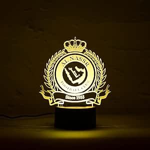 مصباح للغرفة بشعار نادى النصر