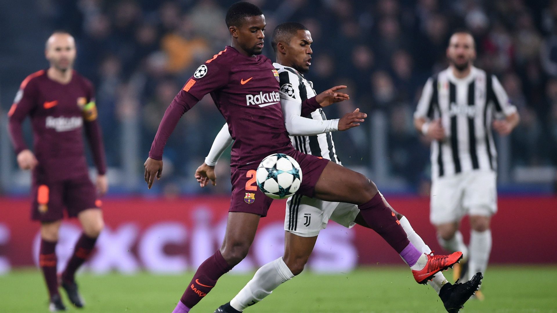 Nelson Semedo Douglas Costa Juventus Barcelona Champions League
