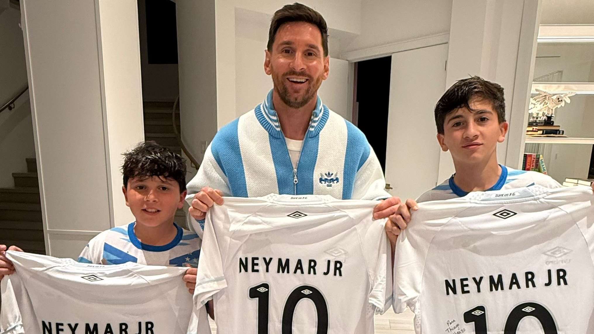 Lionel Messi Neymar Santos 2026