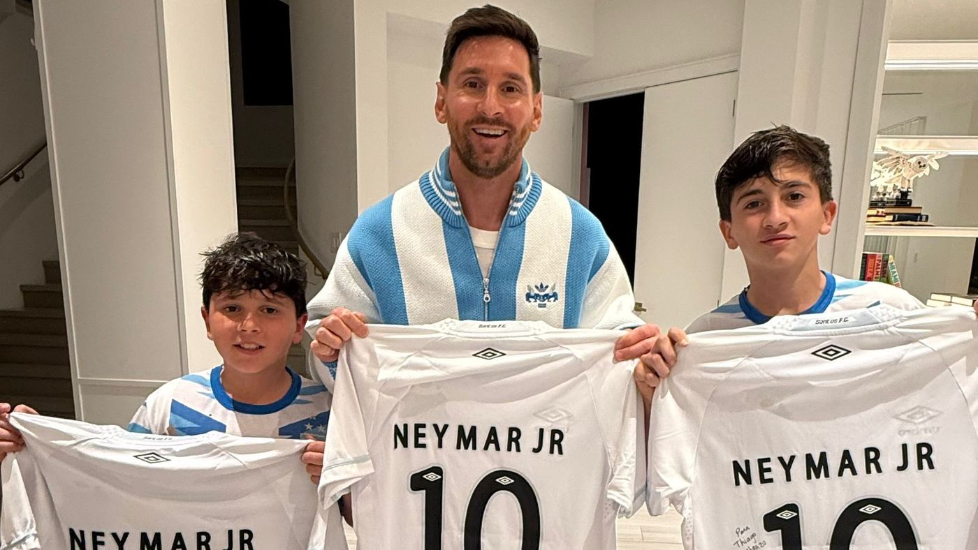From the Prince to the genius!' - Lionel Messi and sons get