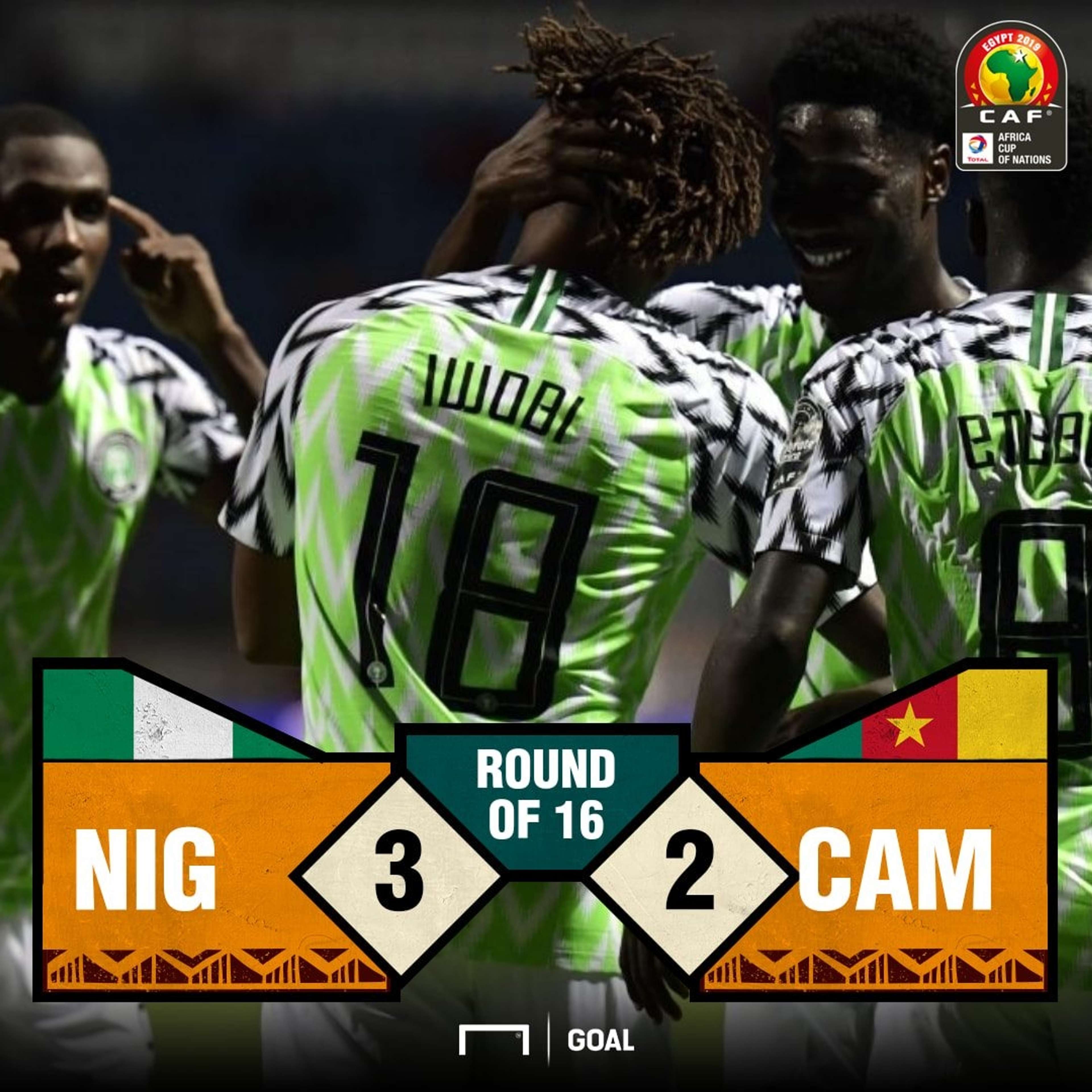 Nigeria Cameroon score PS